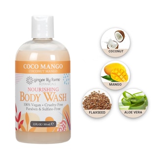 Foto 5 | Gel De Baño Ginger Lily Farms Botanicals Coco Mango 360ml - Venta Internacional.