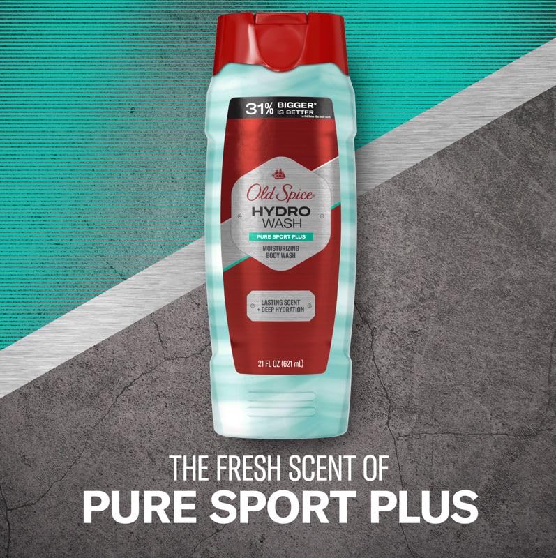 Foto 8 pulgar | Gel De Baño Old Spice Hidratante Hydro Wash Pure Sport 620 Ml - Venta Internacional.