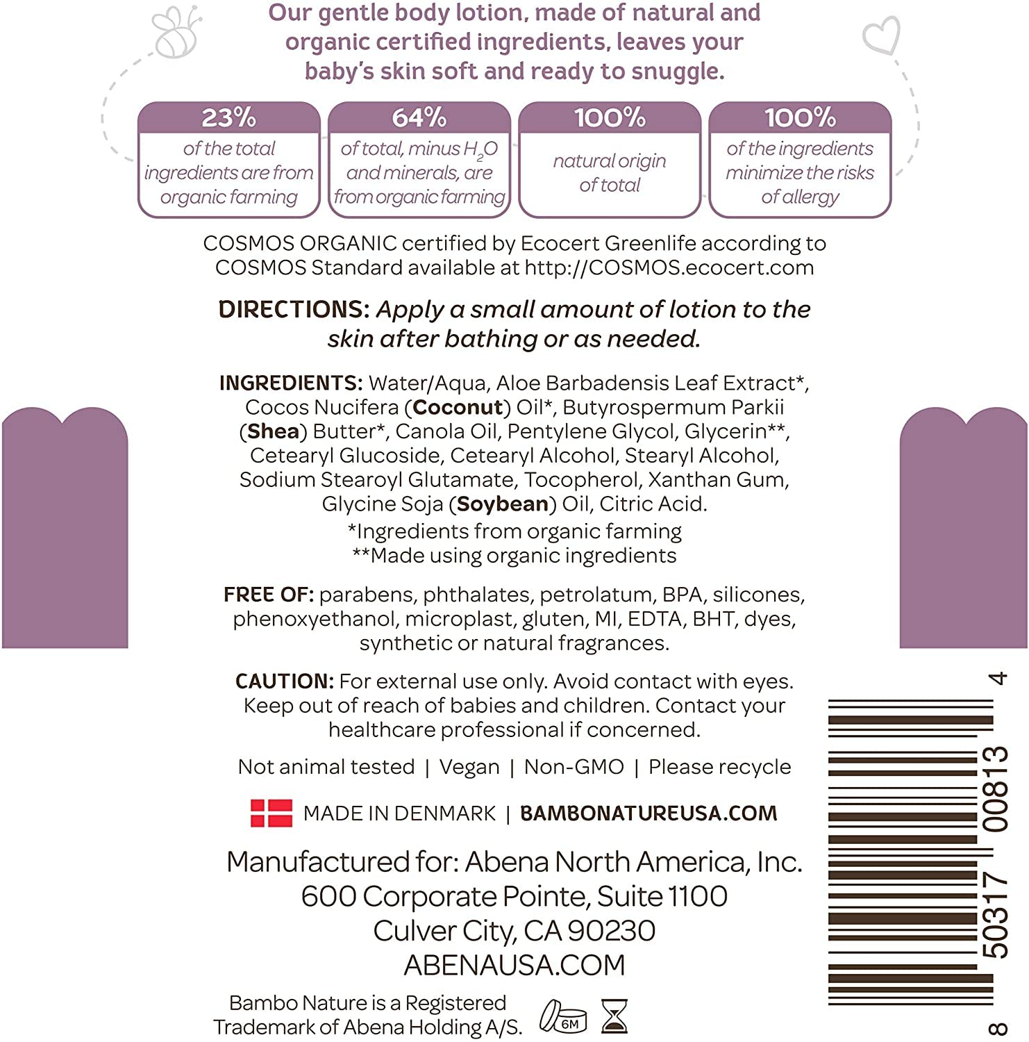 Foto 6 pulgar | Loción Corporal Bambo Nature Snuggle Time 500 Ml - Venta Internacional.
