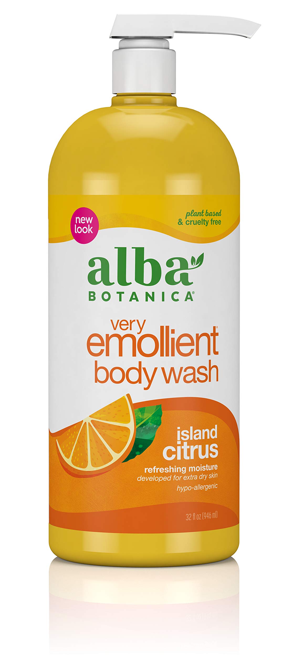 Gel De Baño Alba Botanica, Very Emolient Island Citrus, 960 Ml - Venta Internacional.
