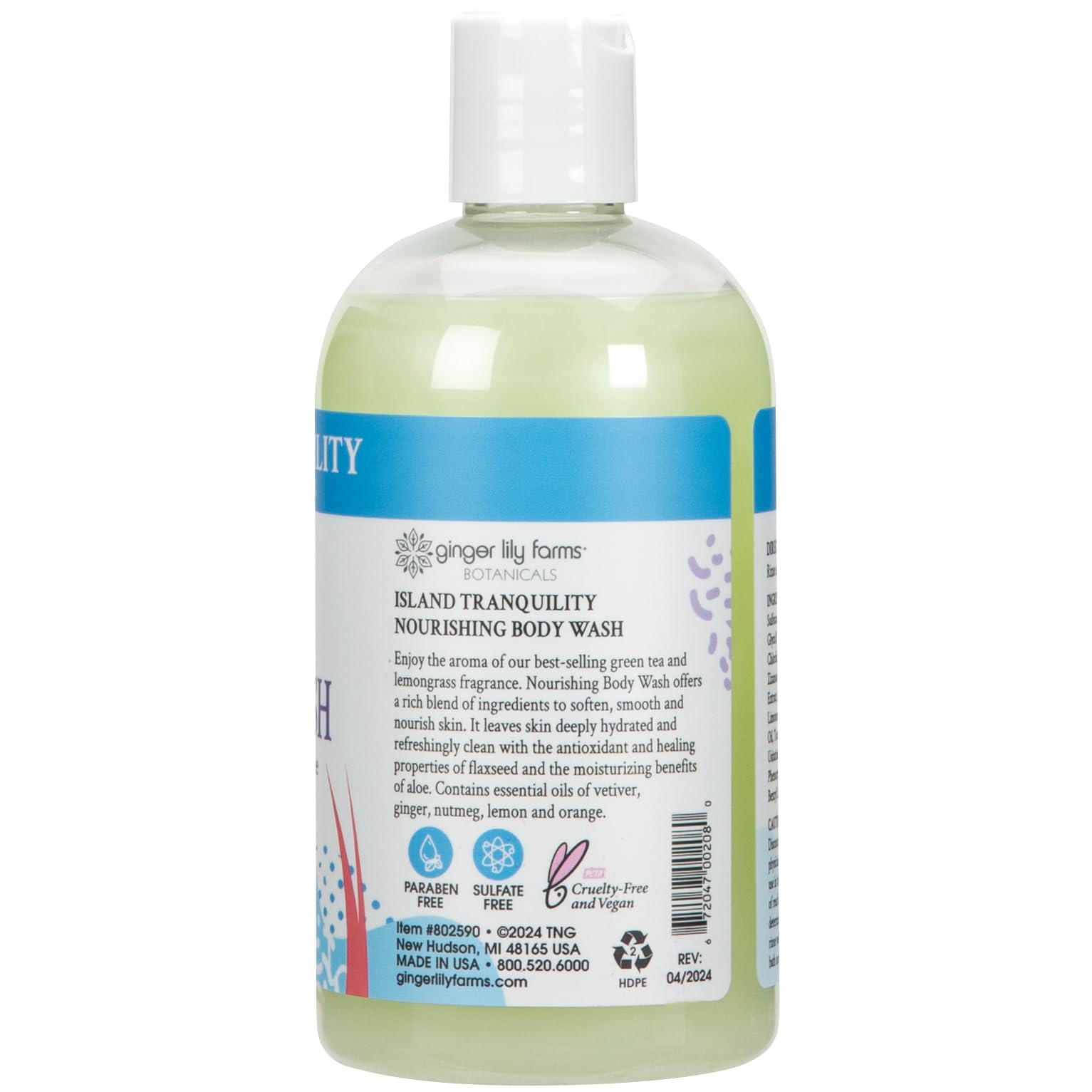 Foto 3 pulgar | Gel De Baño Ginger Lily Farms Botanicals Island Tranquility 360 Ml - Venta Internacional.