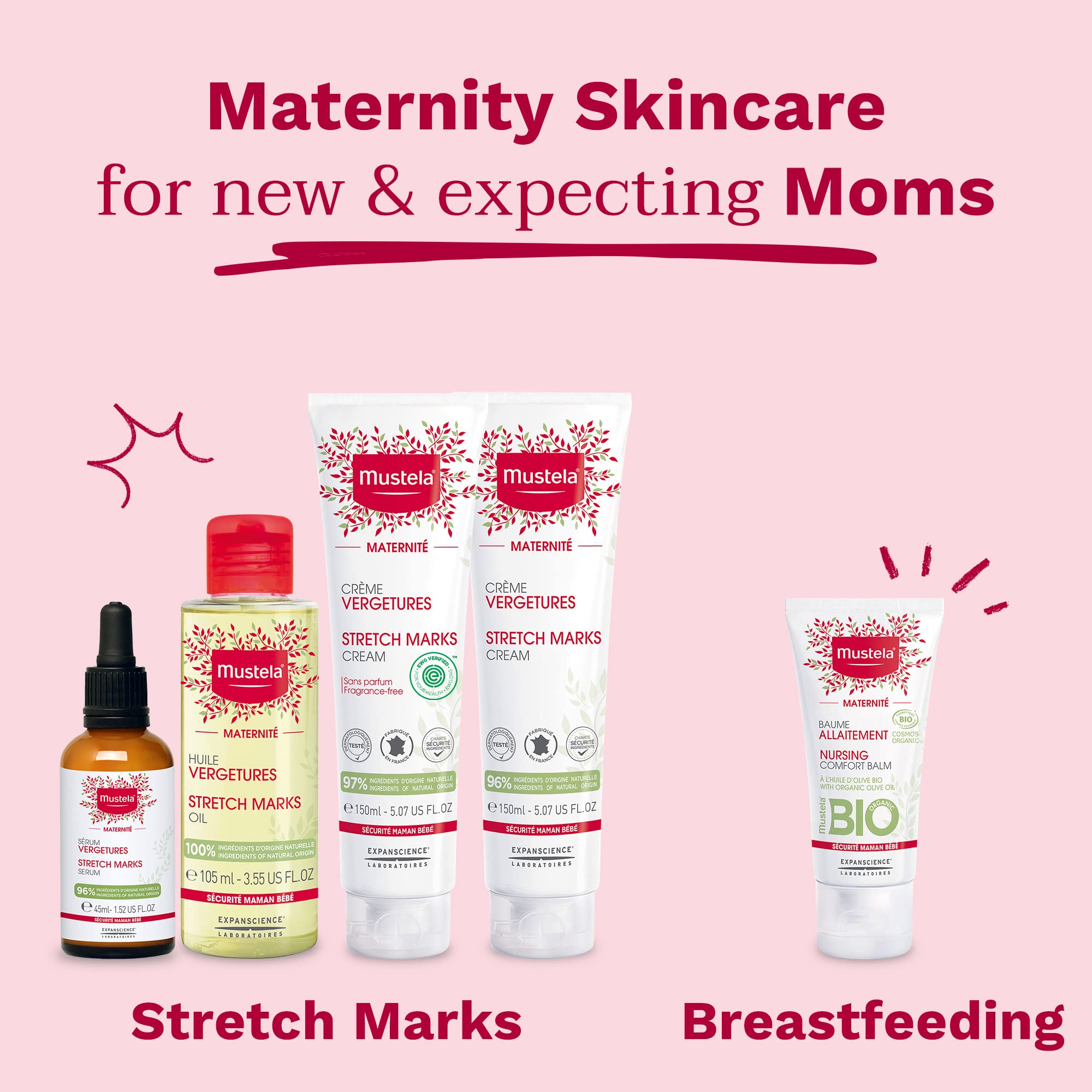Foto 7 pulgar | Aceite Para Estrías Mustela Maternity Natural Pregnancy 100 Ml - Venta Internacional.