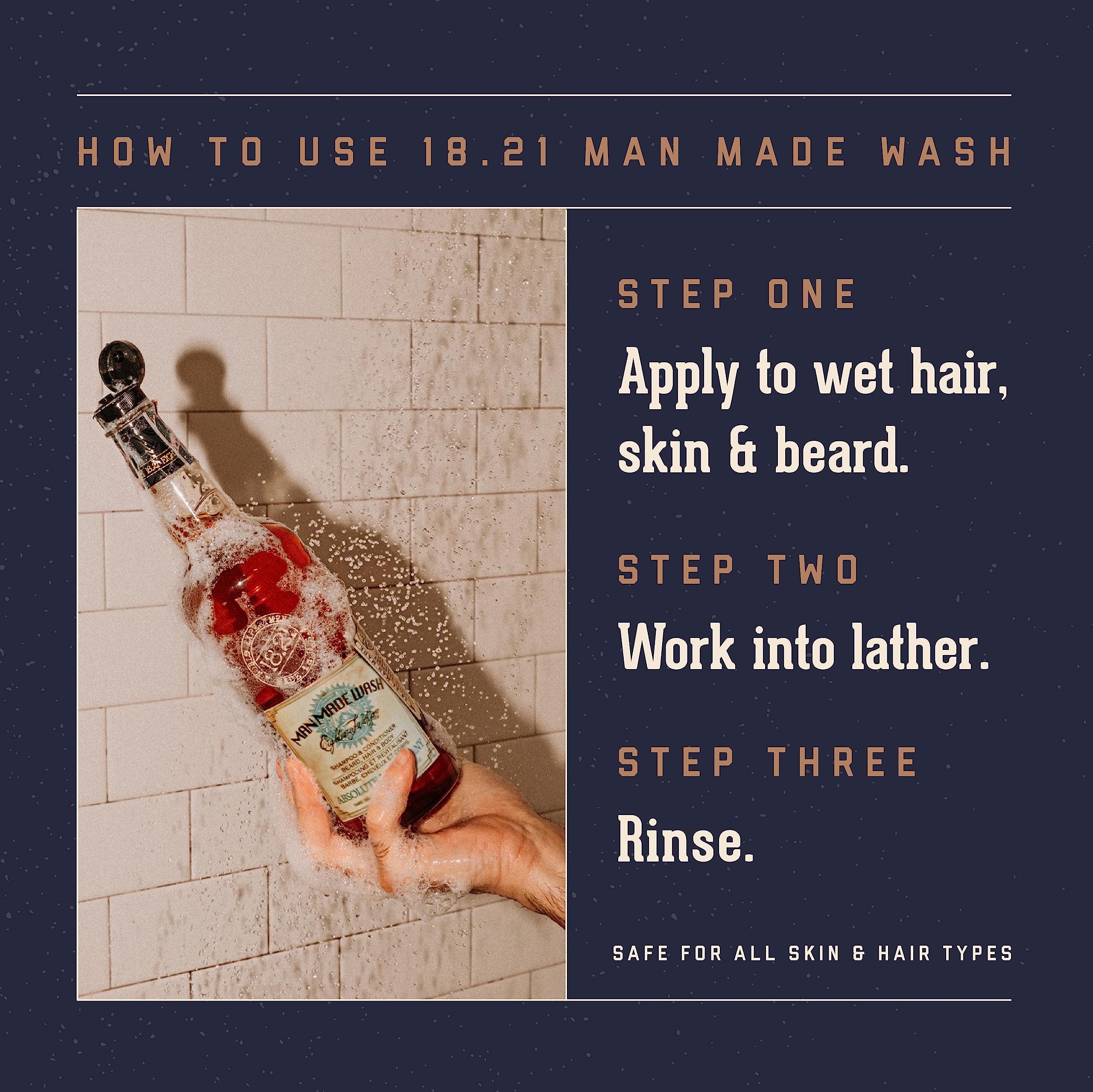 Foto 4 | Champú Y Acondicionador 18.21 Man Made Wash Absolute Mahogany 946ml - Venta Internacional.