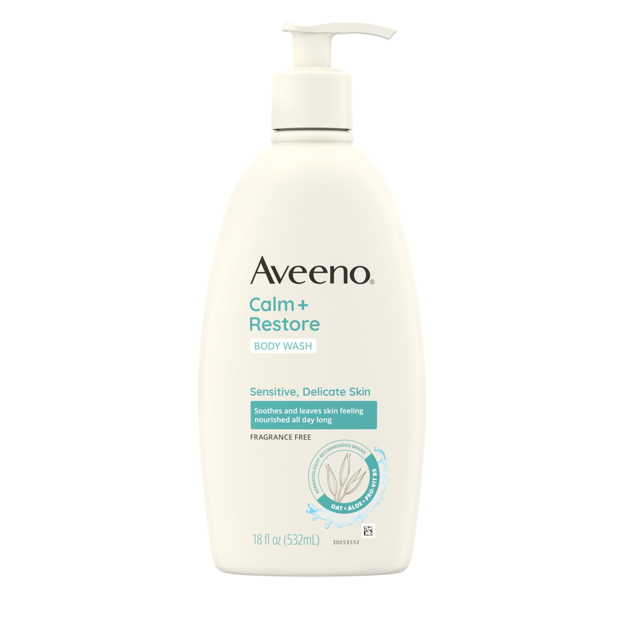 Gel De Baño Aveeno Calm + Restore Para Pieles Sensibles 532 Ml - Venta Internacional.