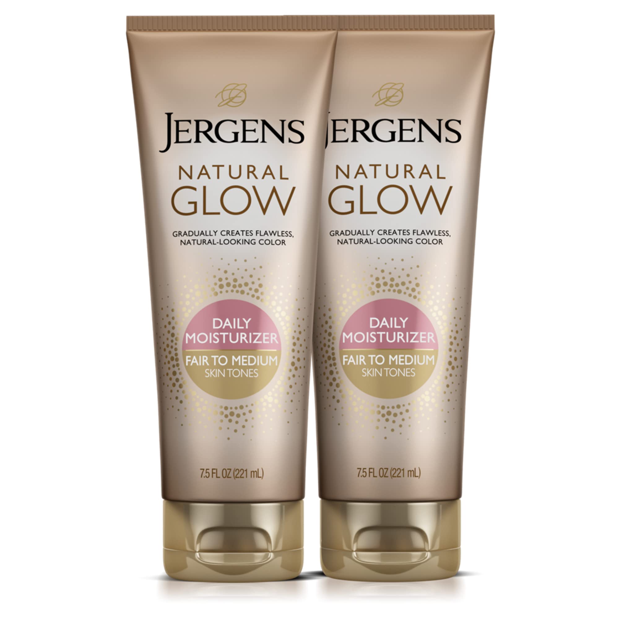 Loción Bronceadora Sin Sol Jergens Natural Glow Skin Fair-medium Skin - Venta Internacional.