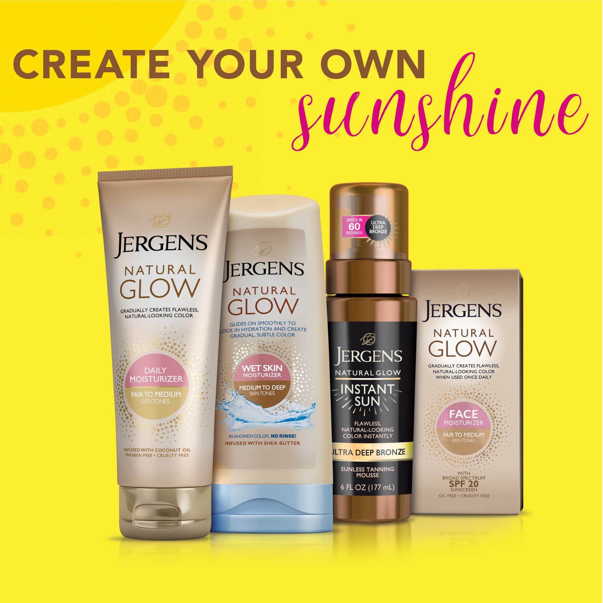Foto 7 pulgar | Loción Bronceadora Sin Sol Jergens Natural Glow Skin Fair-medium Skin - Venta Internacional.