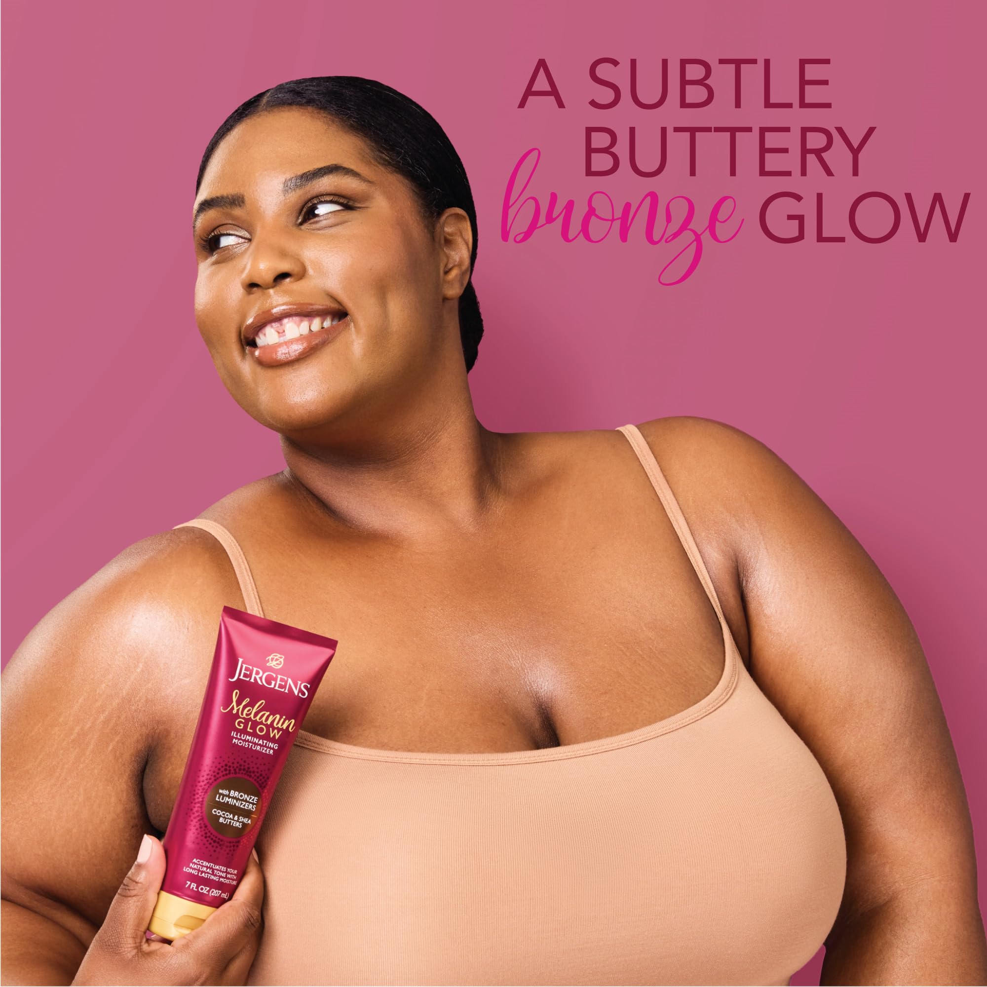 Foto 3 pulgar | Lotion Jergens Melanin Glow, Hidratante Iluminador, 200 Ml - Venta Internacional.