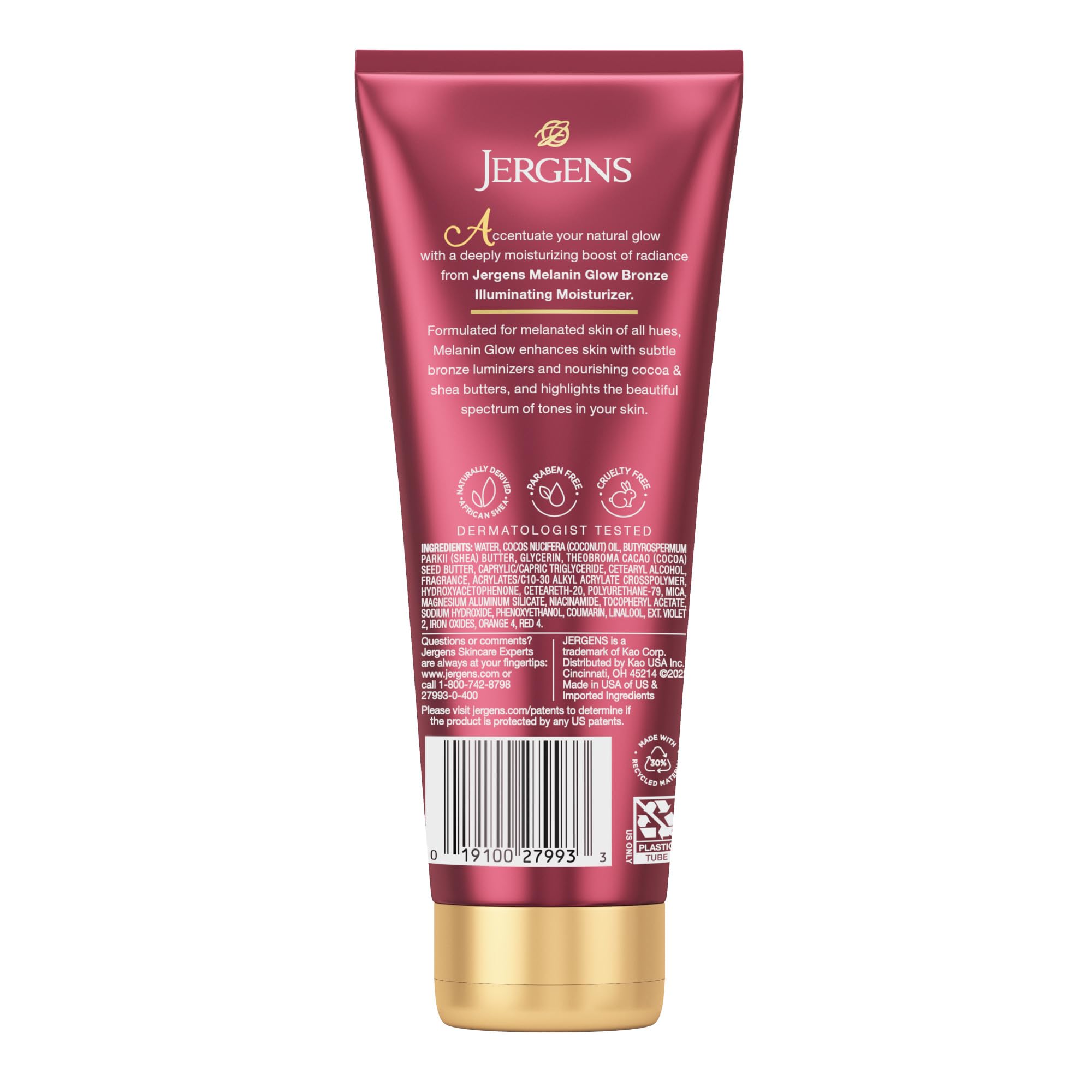 Foto 6 pulgar | Lotion Jergens Melanin Glow, Hidratante Iluminador, 200 Ml - Venta Internacional.