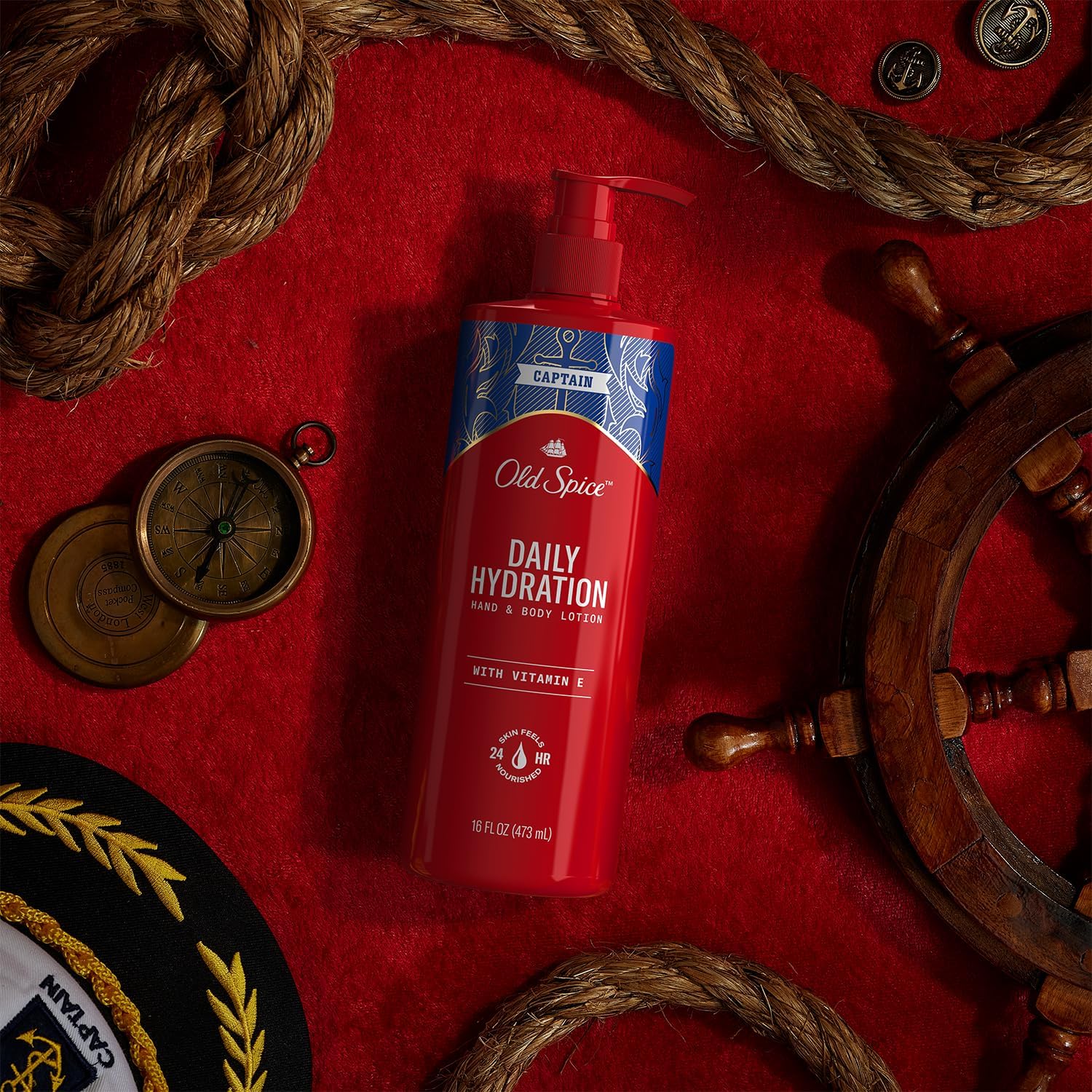 Foto 6 | Loción Old Spice Captain Daily Hydration, 480 Ml (paquete De 4) - Venta Internacional.