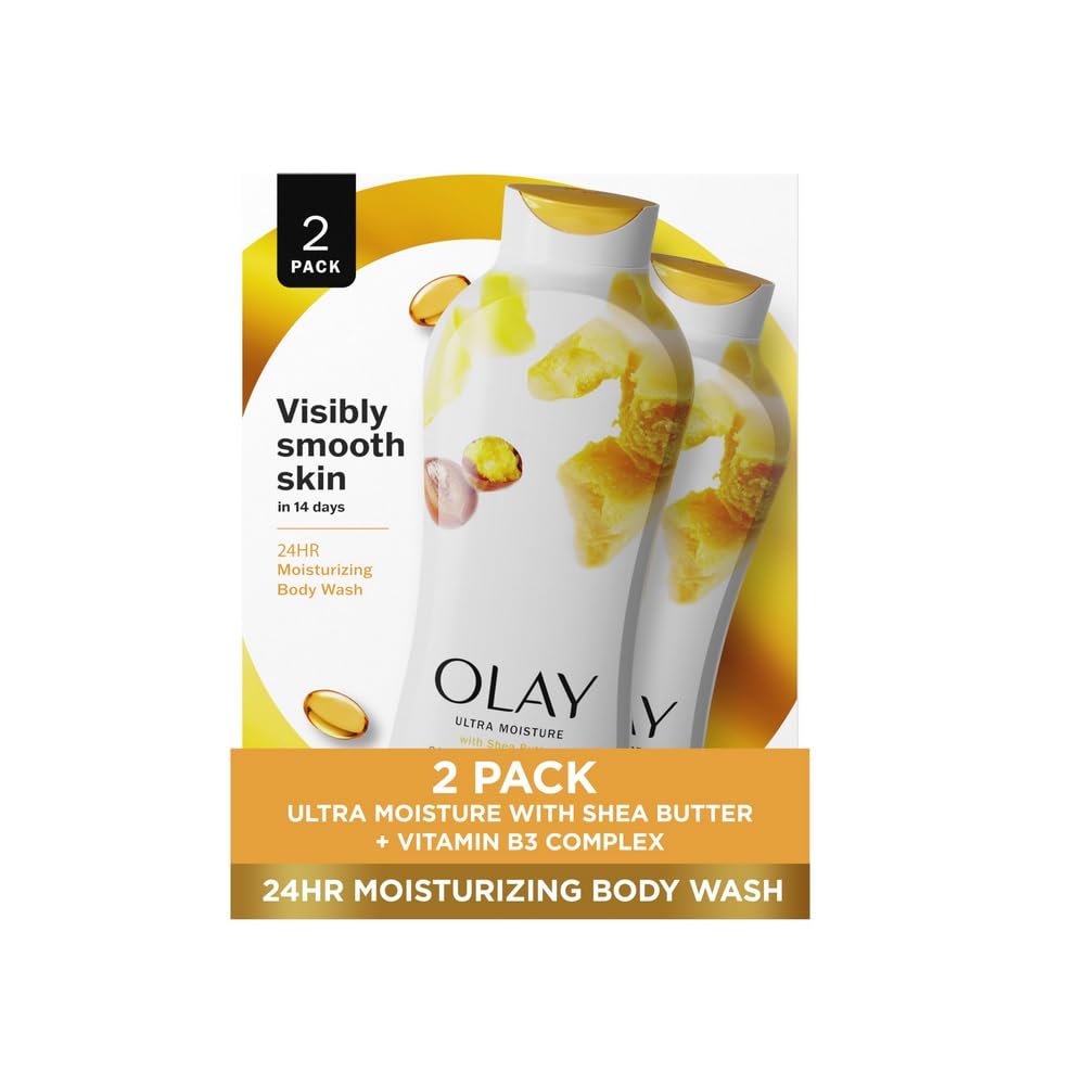 Gel De Baño Olay Ultra Moisture Con Aroma A Manteca De Karité 650 Ml X2 - Venta Internacional.