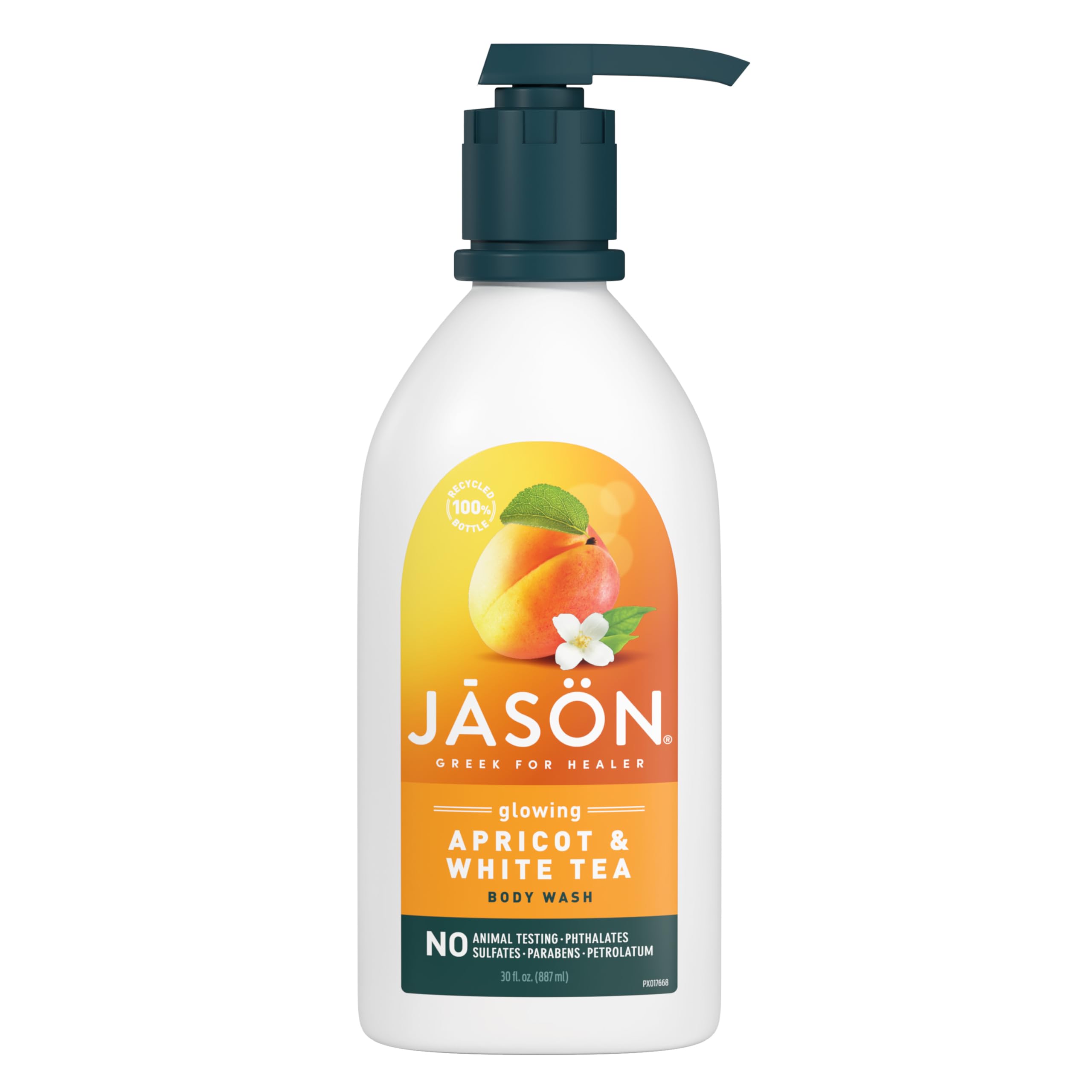 Gel De Baño Jason Albaricot And White Tea Glowing 900 Ml - Venta Internacional.