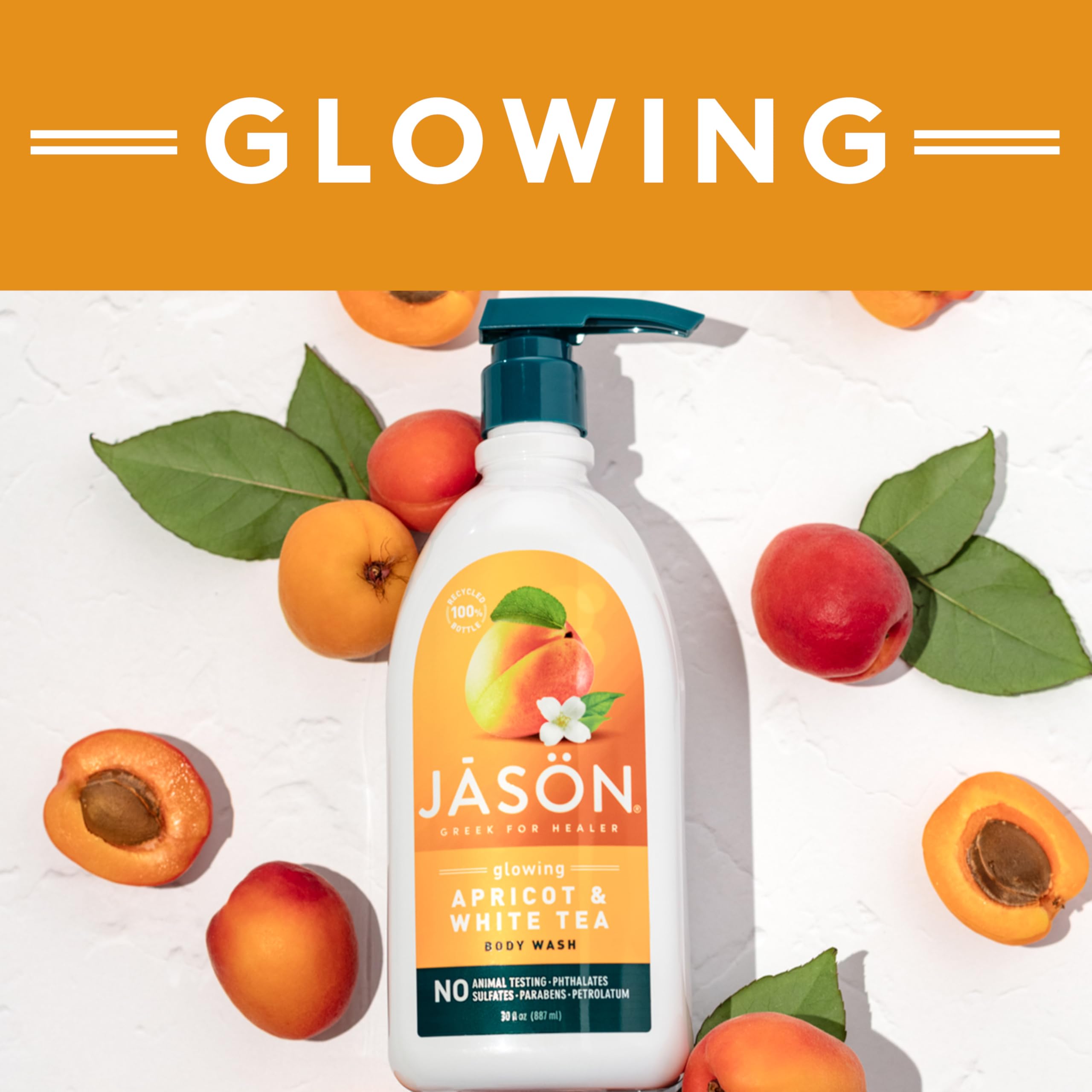 Foto 7 pulgar | Gel De Baño Jason Albaricot And White Tea Glowing 900 Ml - Venta Internacional.