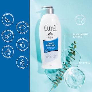 Foto 5 | Loción Corporal Curel Daily Healing Para Piel Seca 384 Ml (x3) - Venta Internacional.