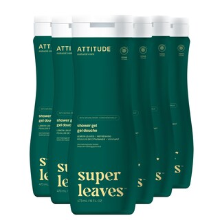 Foto 1 | Gel De Baño Attitude Lemon Leaves, 473 Ml (paquete De 6) - Venta Internacional.
