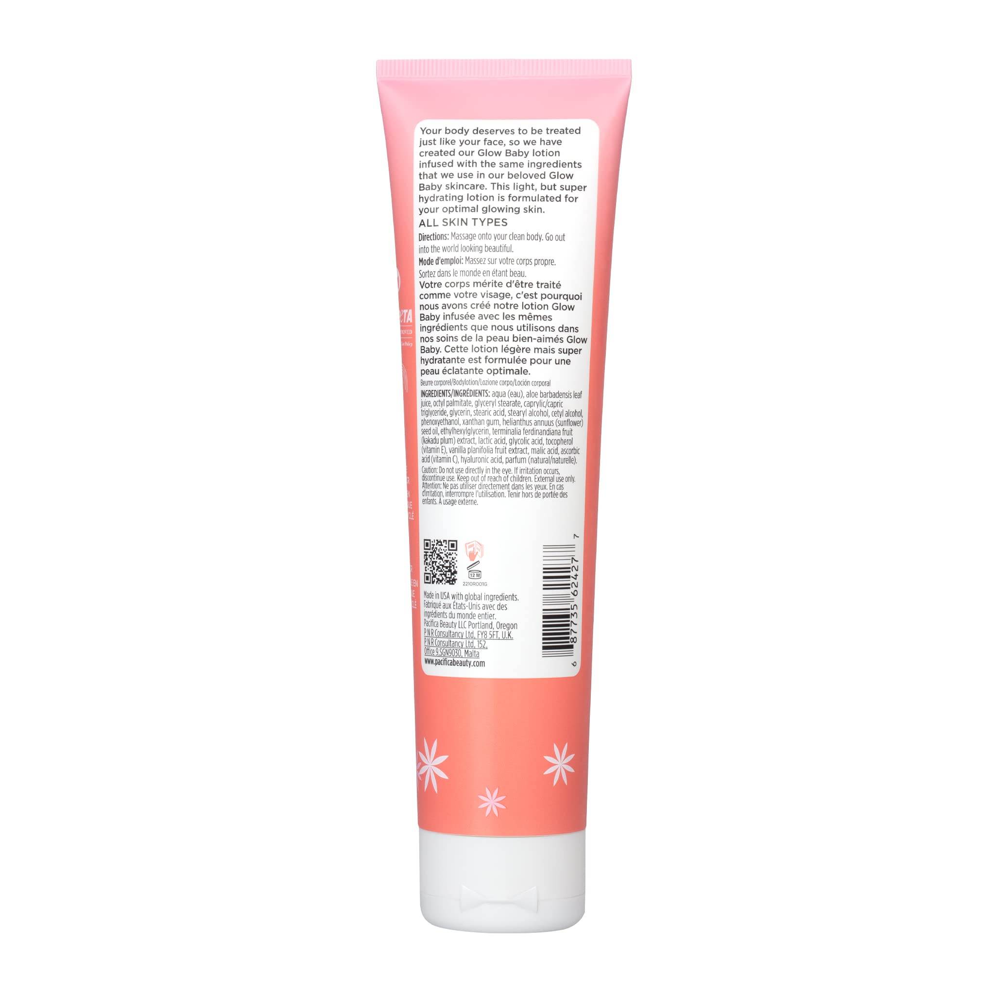 Foto 5 pulgar | Set De Loción Corporal Y Exfoliante Corporal Pacifica Glow Baby Vitamin C - Venta Internacional.