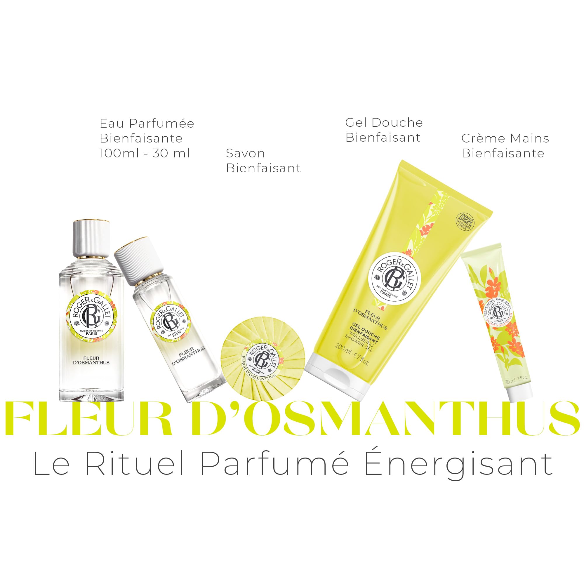 Foto 5 pulgar | Gel De Ducha Y Gel De Ducha Roger & Gallet Fleur D'osmanthus 200 Ml - Venta Internacional.