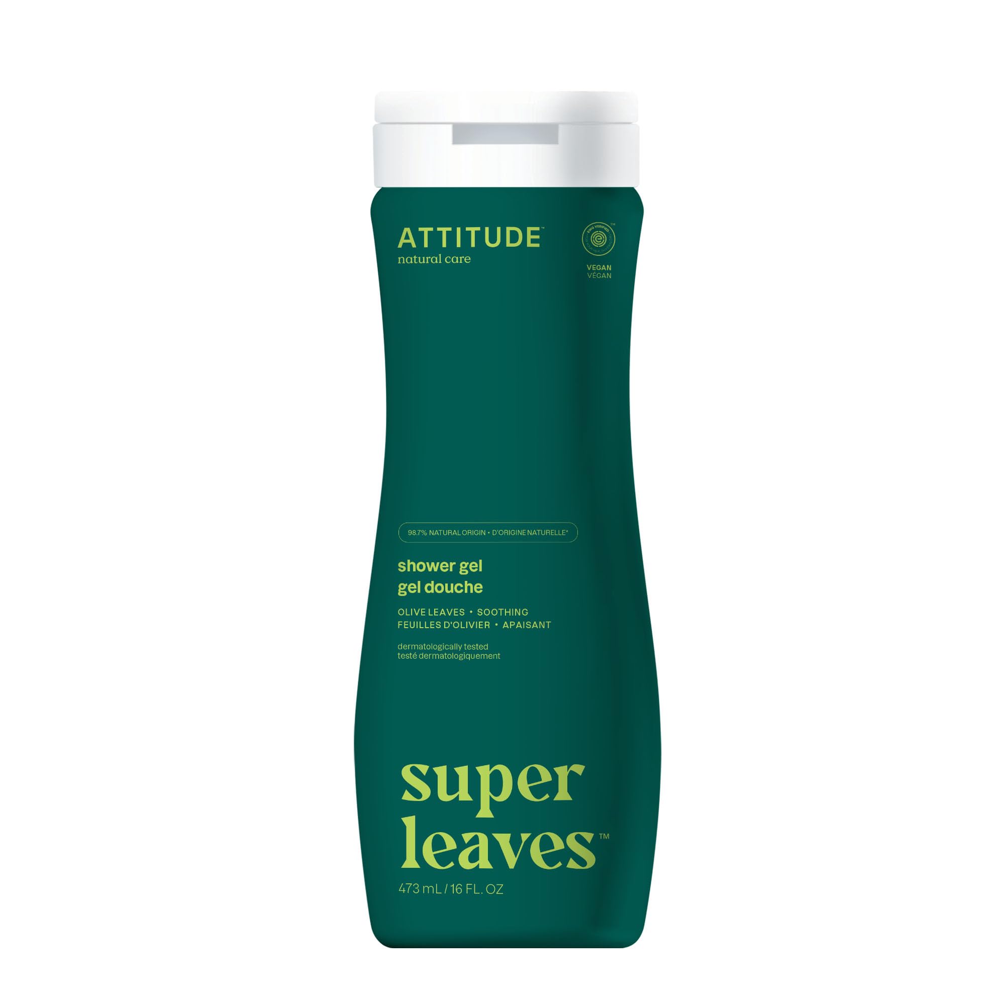 Foto 2 pulgar | Gel De Baño Attitude Olive Leaves 473 Ml Ewg Verified Vegan - Venta Internacional.