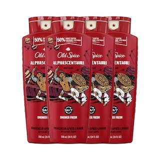 Foto 1 | Gel De Baño Old Spice Alpha-scentauri 710 Ml Para Hombre, Paquete De 4 - Venta Internacional.
