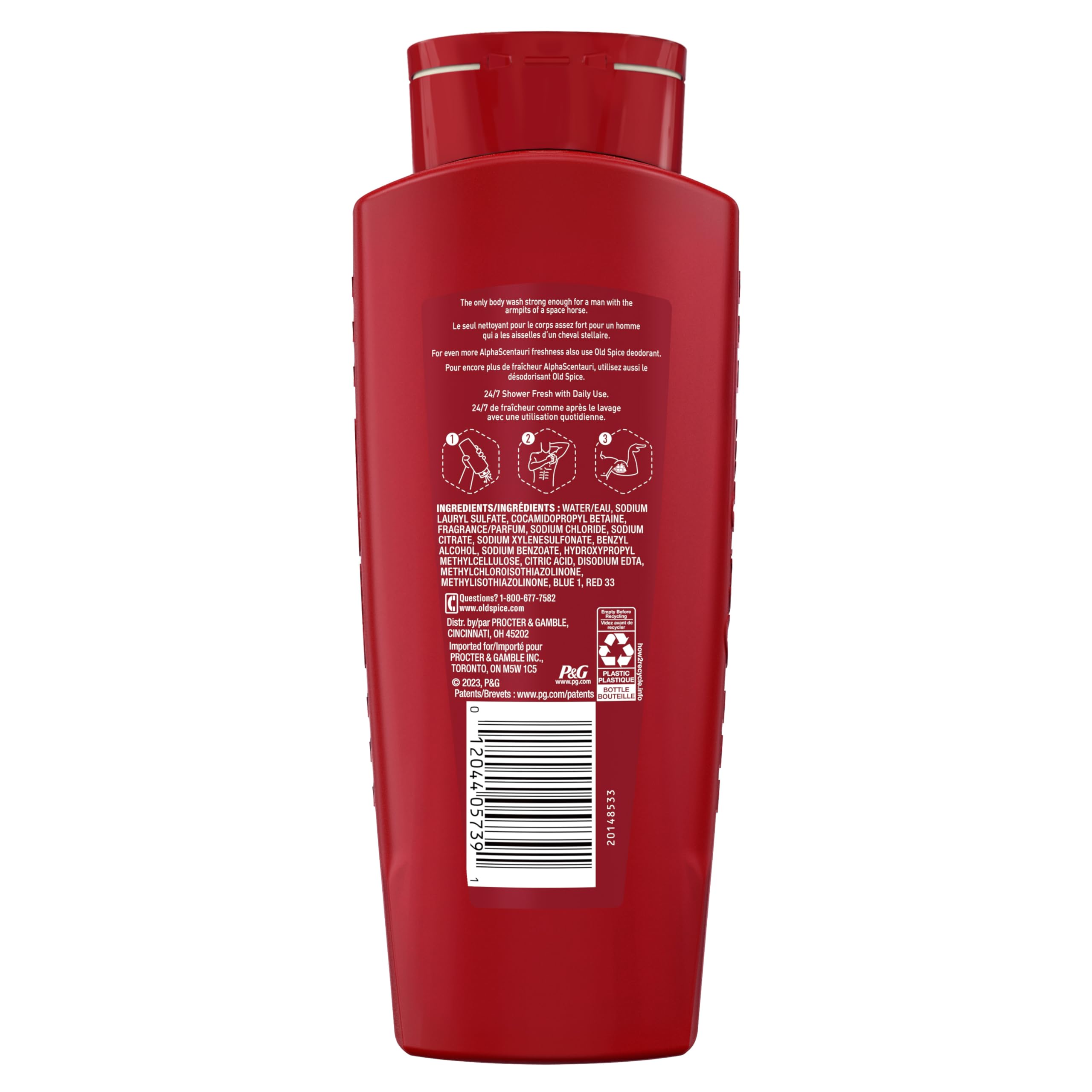 Foto 8 pulgar | Gel De Baño Old Spice Alpha-scentauri 710 Ml Para Hombre, Paquete De 4 - Venta Internacional.
