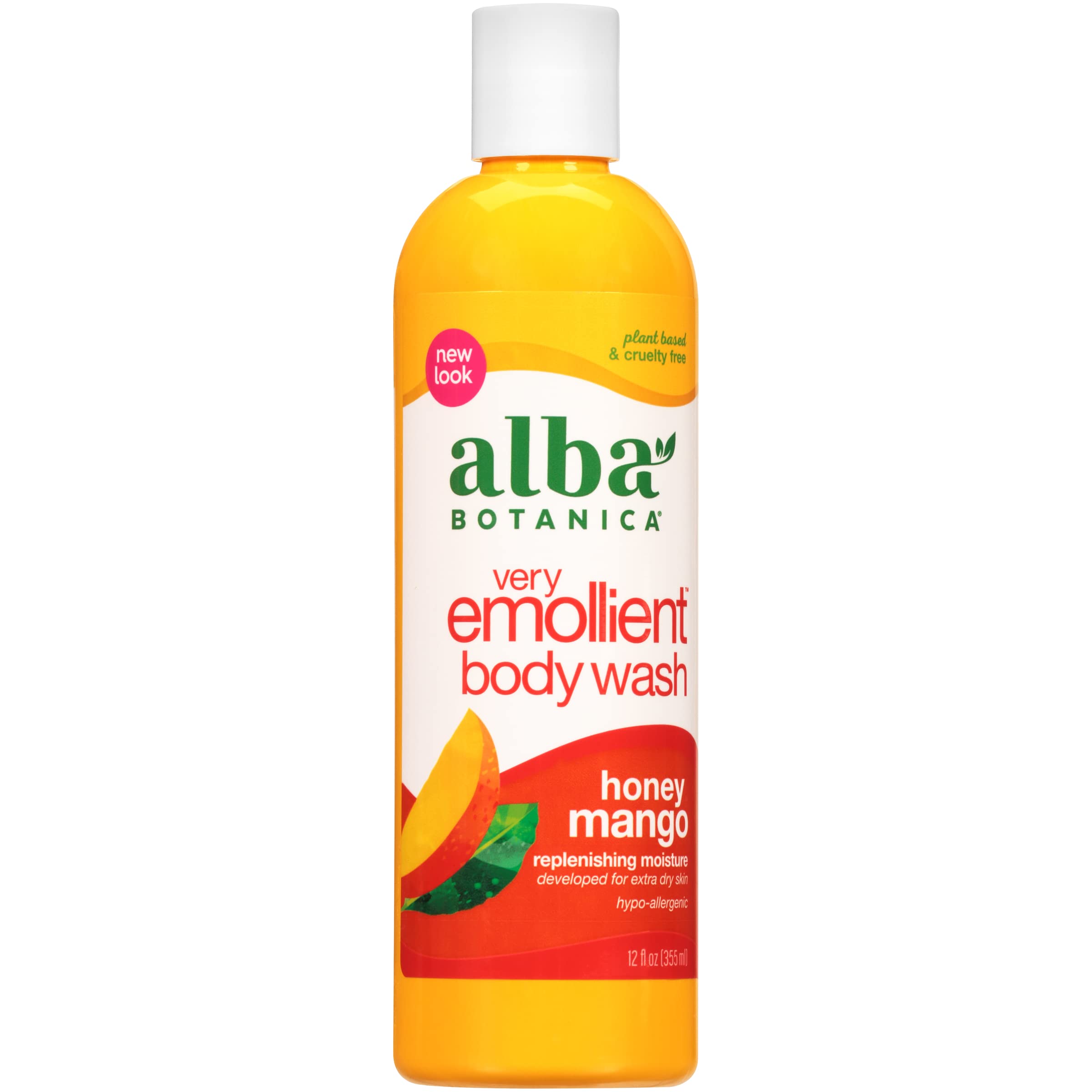 Gel De Baño Alba Botanica, Muy Emoliente, Miel Y Mango, 355 Ml - Venta Internacional.