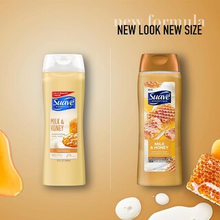 Foto 3 | Gel De Baño Hidratante Suave Con Leche Y Miel, 530 Ml, Paquete De 6 - Venta Internacional.