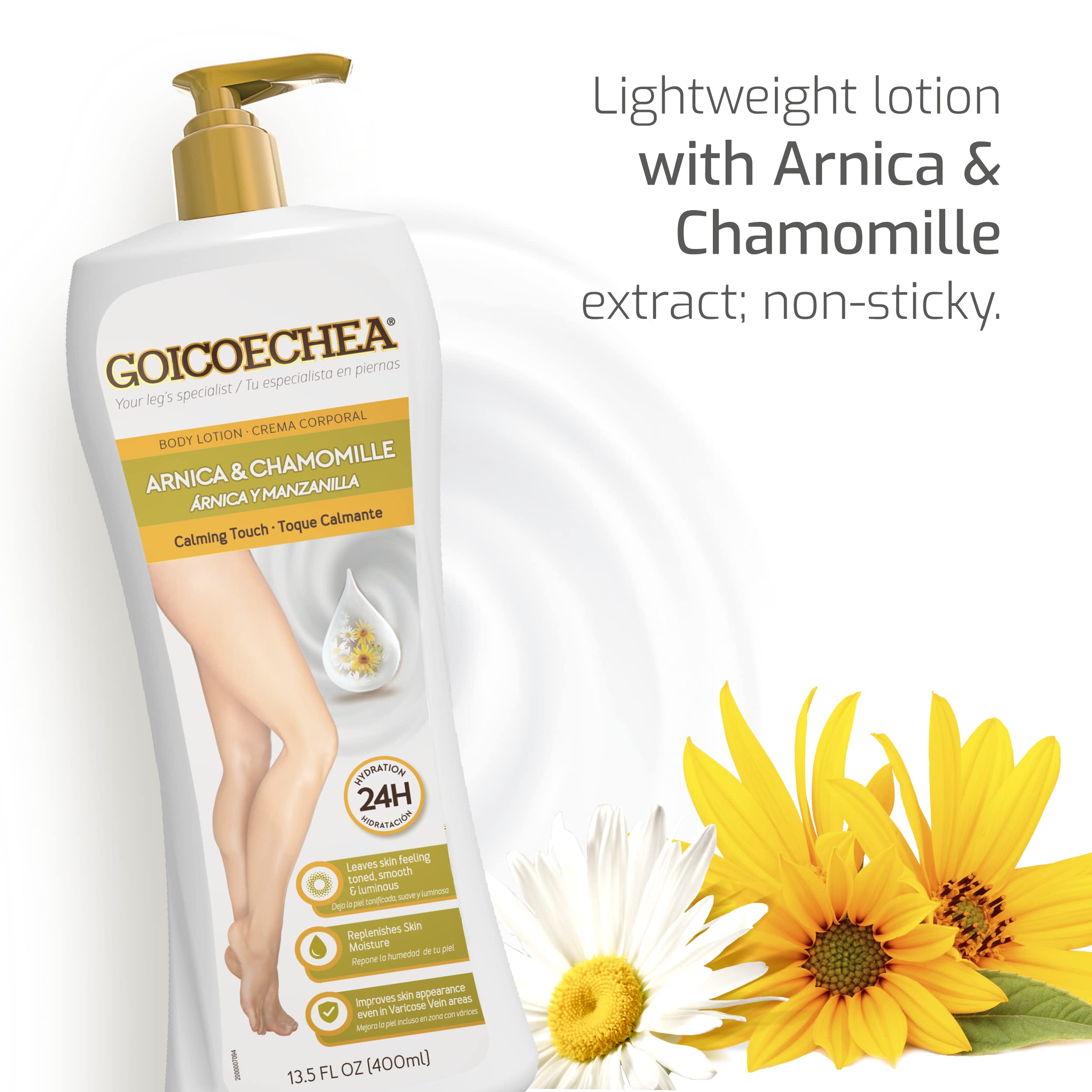Foto 4 pulgar | Loción Corporal Goicoechea Calming Touch Hidratante 400 Ml (x3) - Venta Internacional.