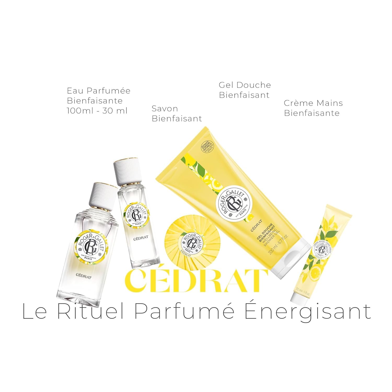 Foto 5 pulgar | Gel De Ducha Y Gel De Ducha Roger & Gallet Cédrat - Citron 200 Ml - Venta Internacional.