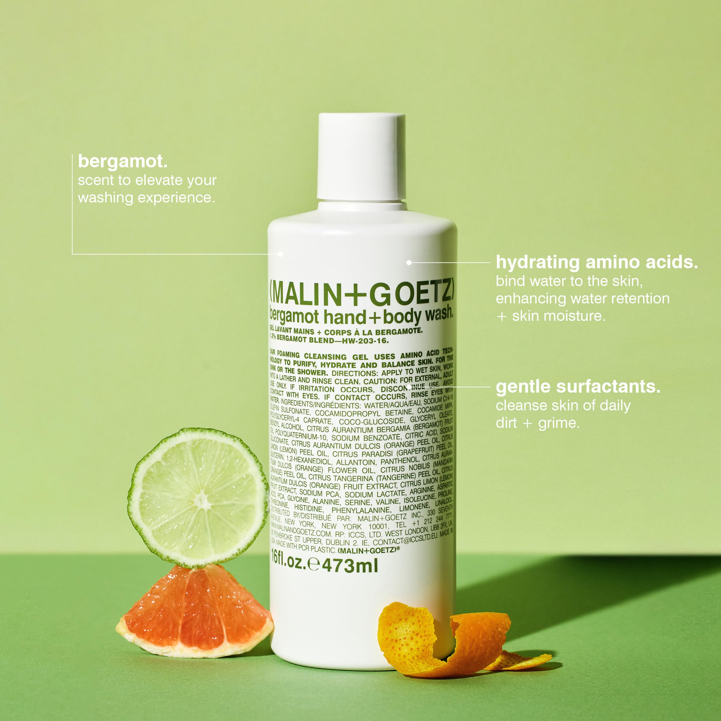 Foto 3 pulgar | Gel De Baño Para Manos Y Cuerpo Malin + Goetz Bergamot 473 Ml Para Hombres Y Mujeres - Venta Internacional.