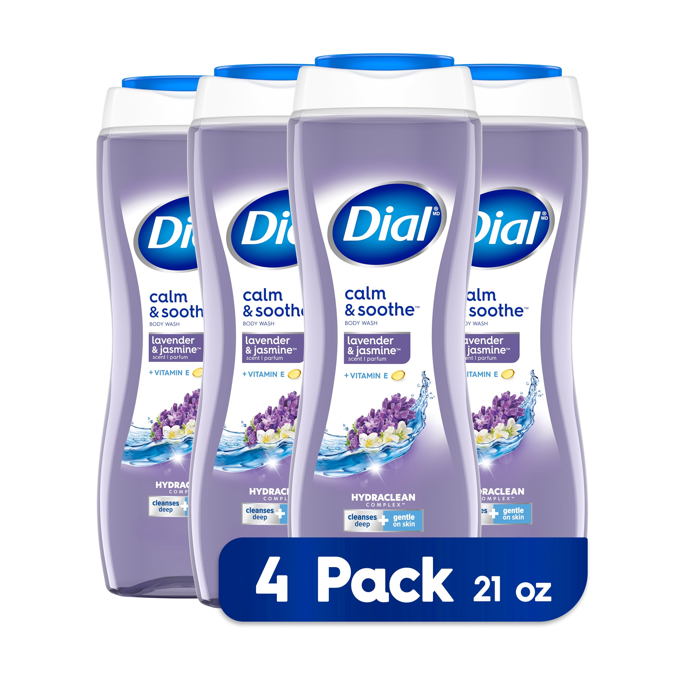 Foto 1 | Gel De Baño Dial Lavender & Jasmine 630 Ml (paquete De 4) - Venta Internacional.