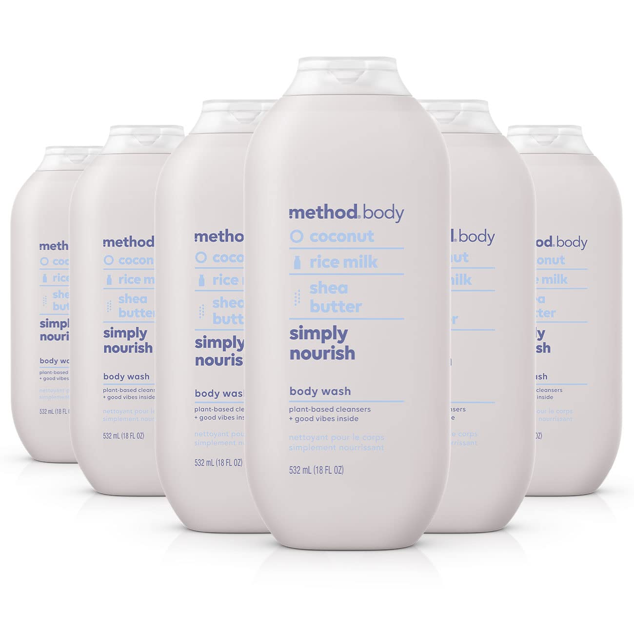 Body Wash Method Simply Nourish, 532 Ml (paquete De 6) - Venta Internacional.
