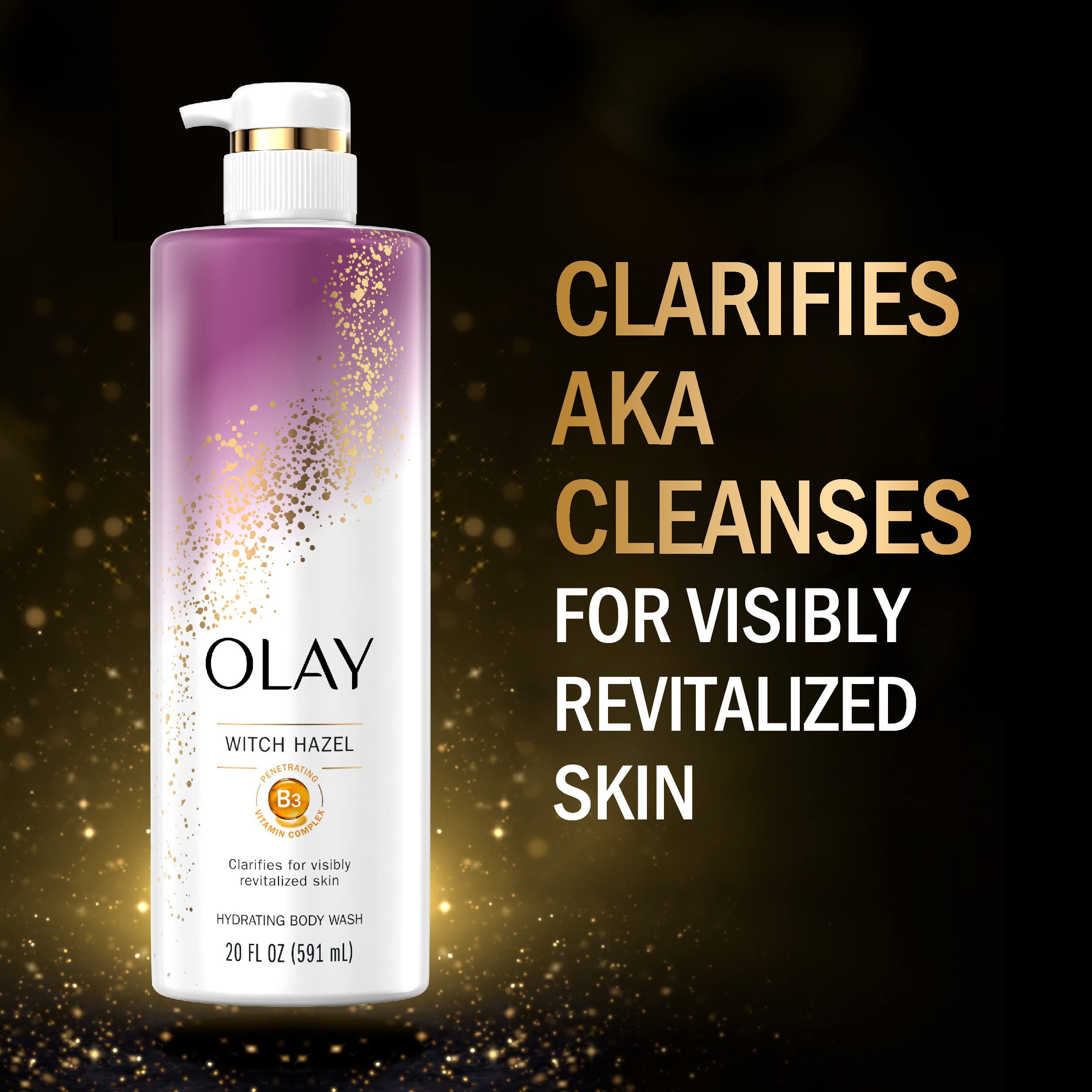 Foto 3 pulgar | Gel De Baño Hidratante Olay Con Hamamelis Y Vitamina B3, 600 Ml - Venta Internacional.