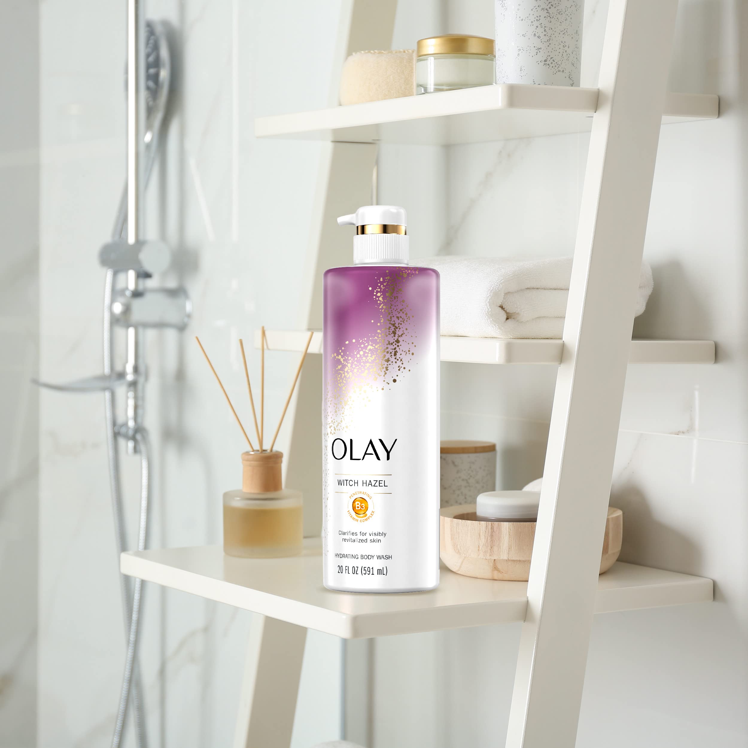 Foto 6 pulgar | Gel De Baño Hidratante Olay Con Hamamelis Y Vitamina B3, 600 Ml - Venta Internacional.