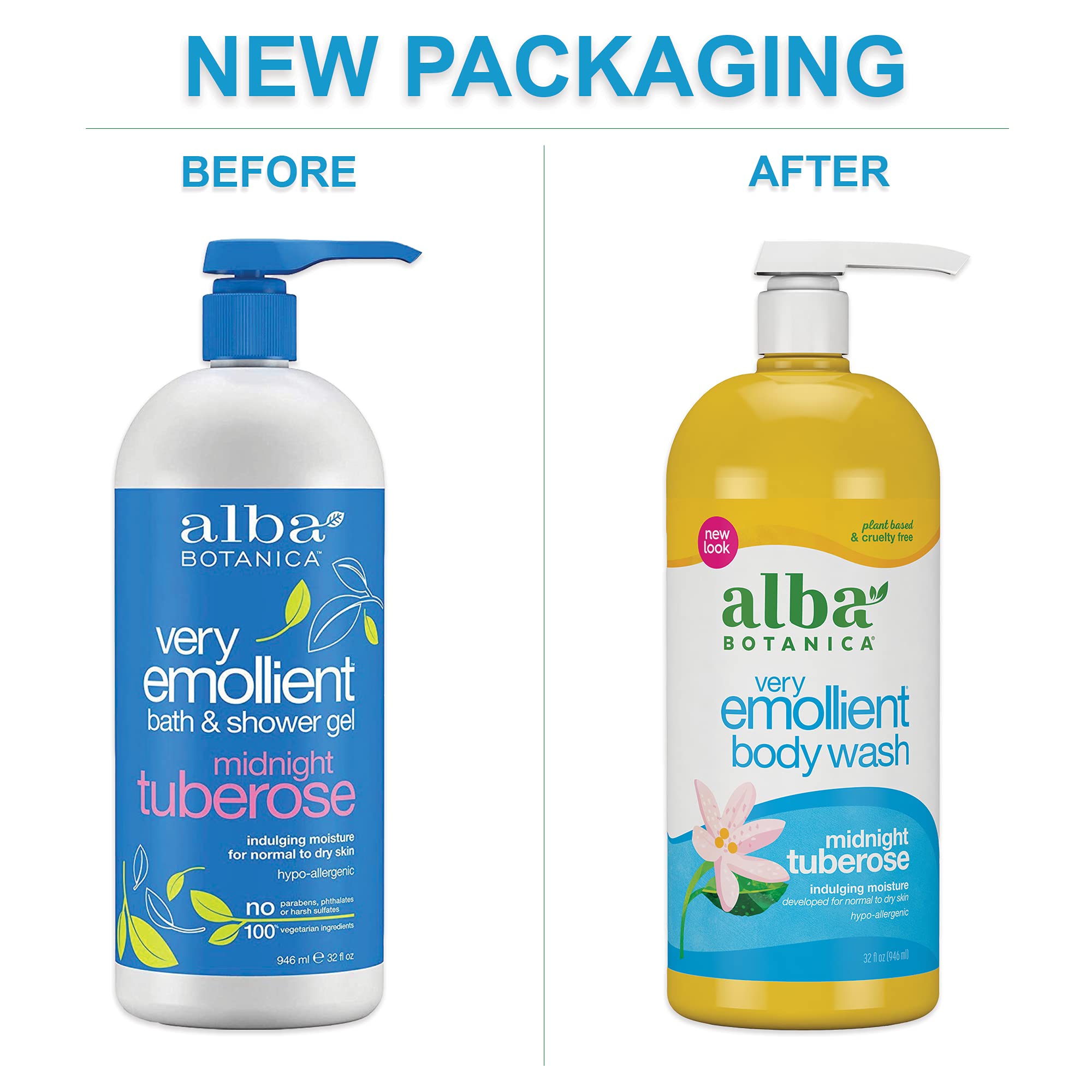 Foto 6 pulgar | Gel De Baño Alba Botanica Muy Emoliente Midnight Tuberose 960 Ml - Venta Internacional.