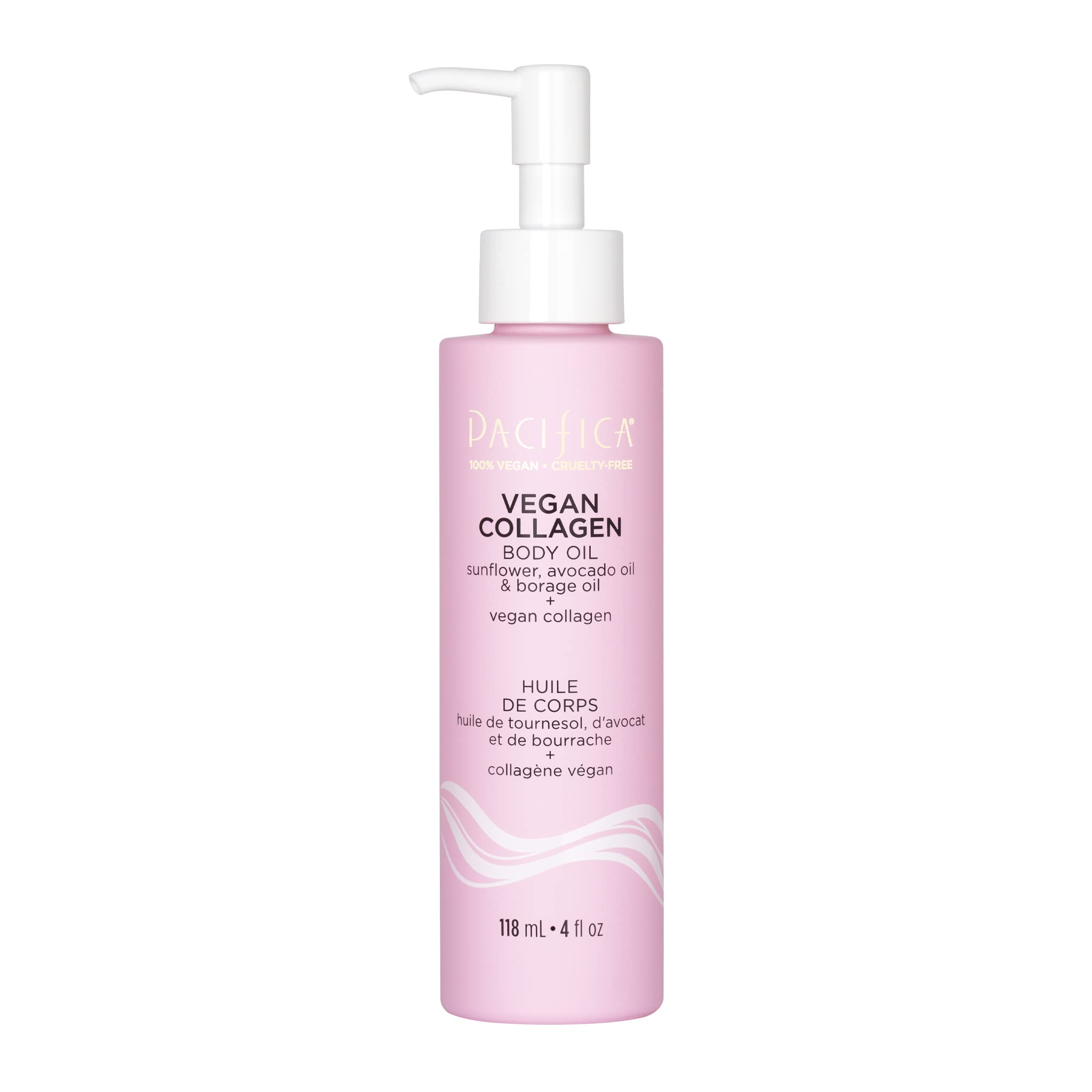 Aceite Corporal Pacifica Vegan Colágeno Hidratante 120ml - Venta Internacional.