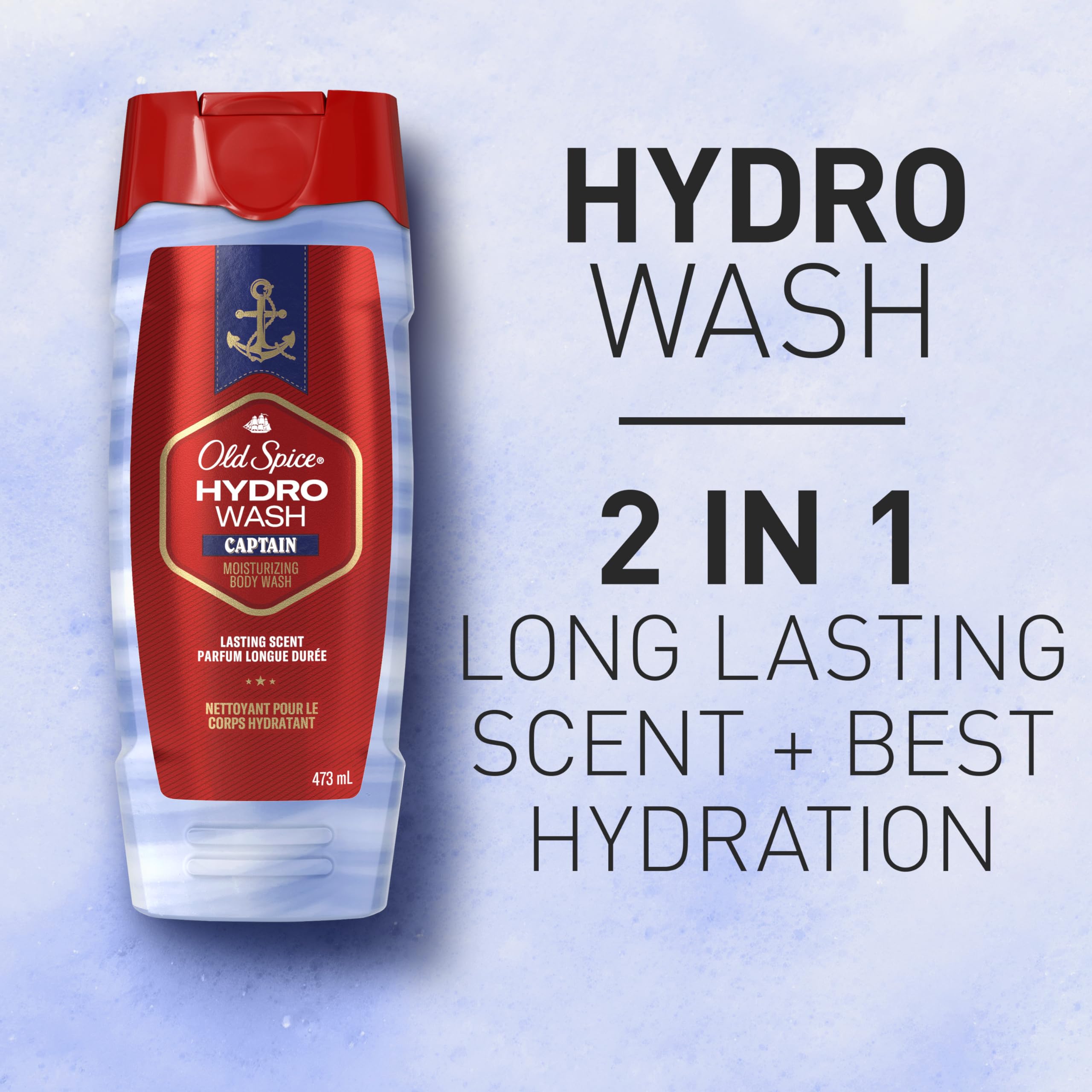 Foto 6 pulgar | Gel De Baño Old Spice Hidratante Hydro Wash Captain 620 Ml X 4 - Venta Internacional.