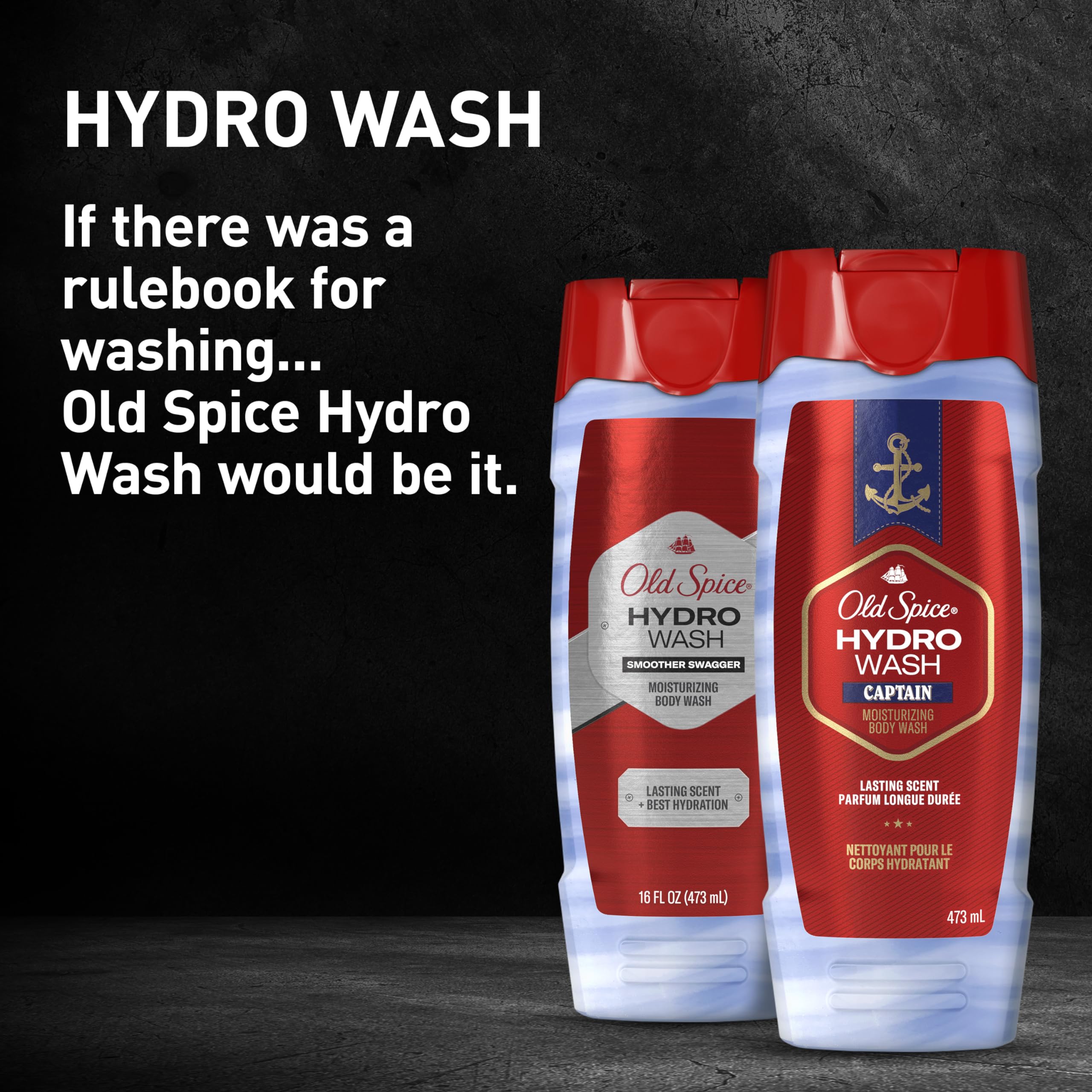 Foto 7 pulgar | Gel De Baño Old Spice Hidratante Hydro Wash Captain 620 Ml X 4 - Venta Internacional.