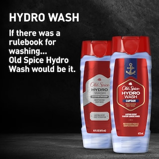 Foto 6 | Gel De Baño Old Spice Hidratante Hydro Wash Captain 620 Ml X 4 - Venta Internacional.
