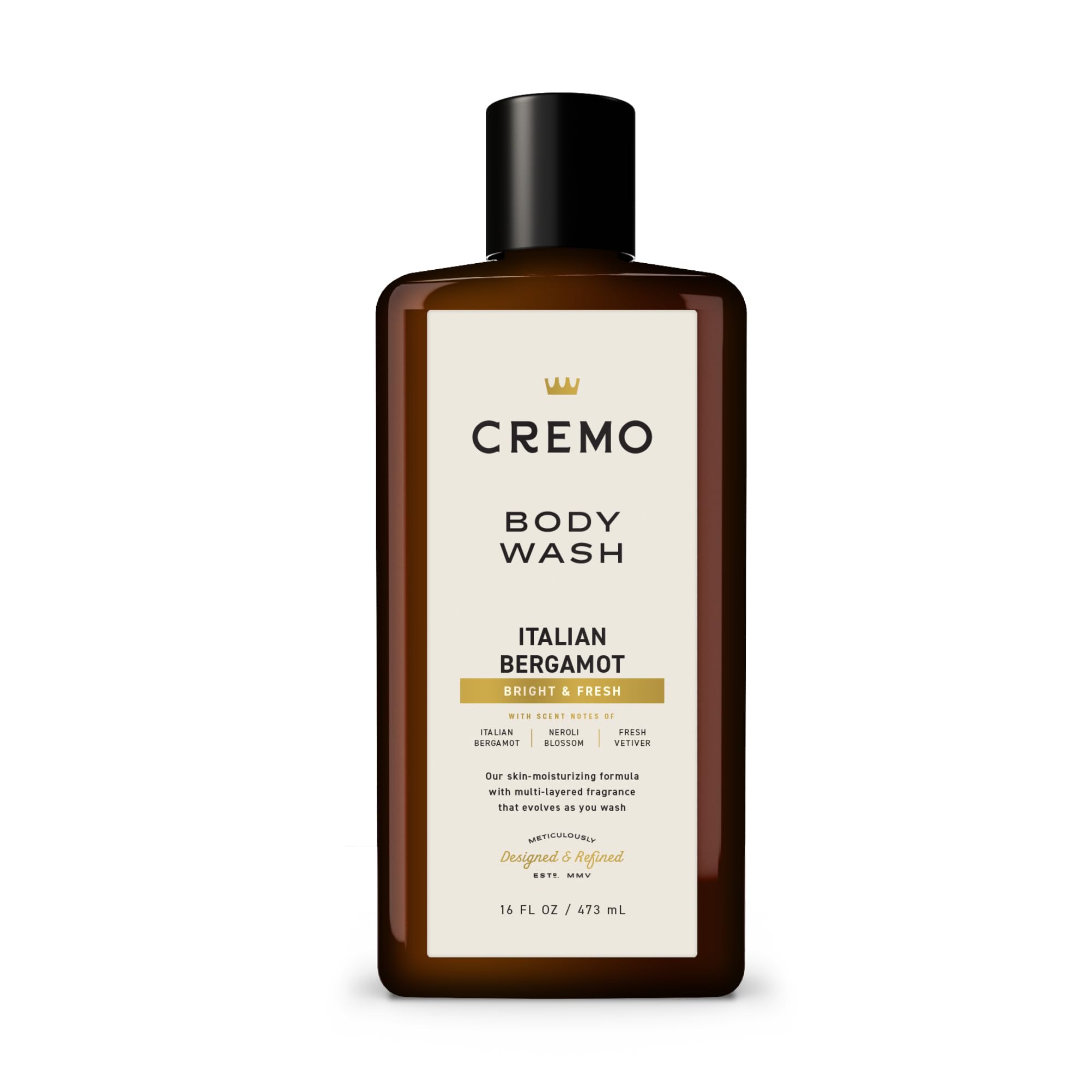 Gel De Baño Cremo, Rica En Espuma, Bergamota Italiana, 473 Ml - Venta Internacional.