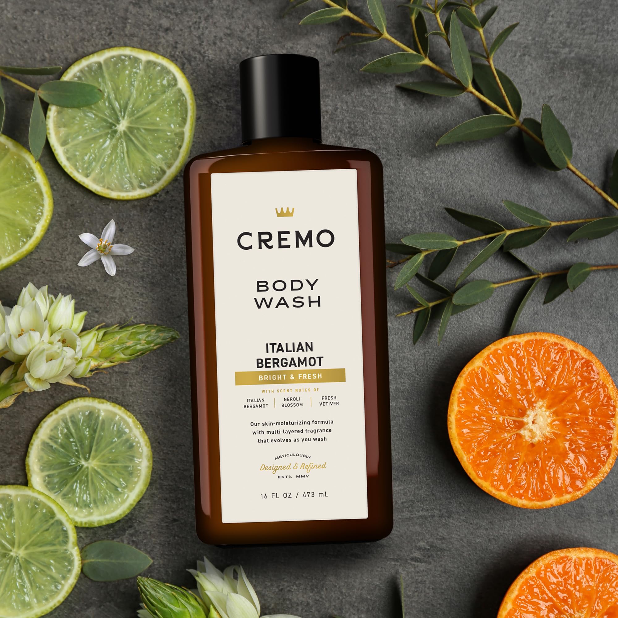 Foto 3 | Gel De Baño Cremo, Rica En Espuma, Bergamota Italiana, 473 Ml - Venta Internacional.