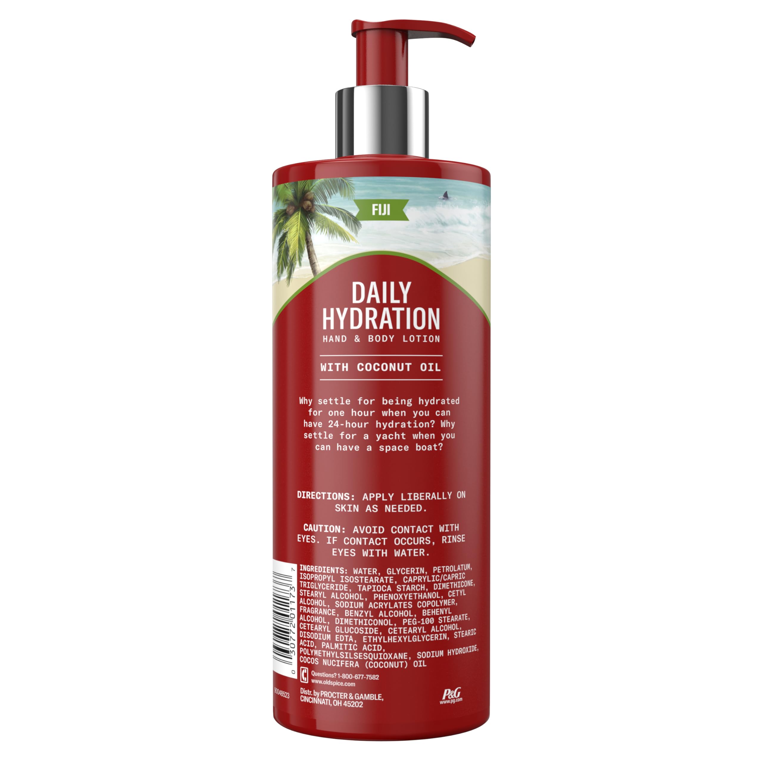 Foto 5 pulgar | Loción Para Manos Y Cuerpo Old Spice Daily Hydration Fiji 480 Ml X4 - Venta Internacional.