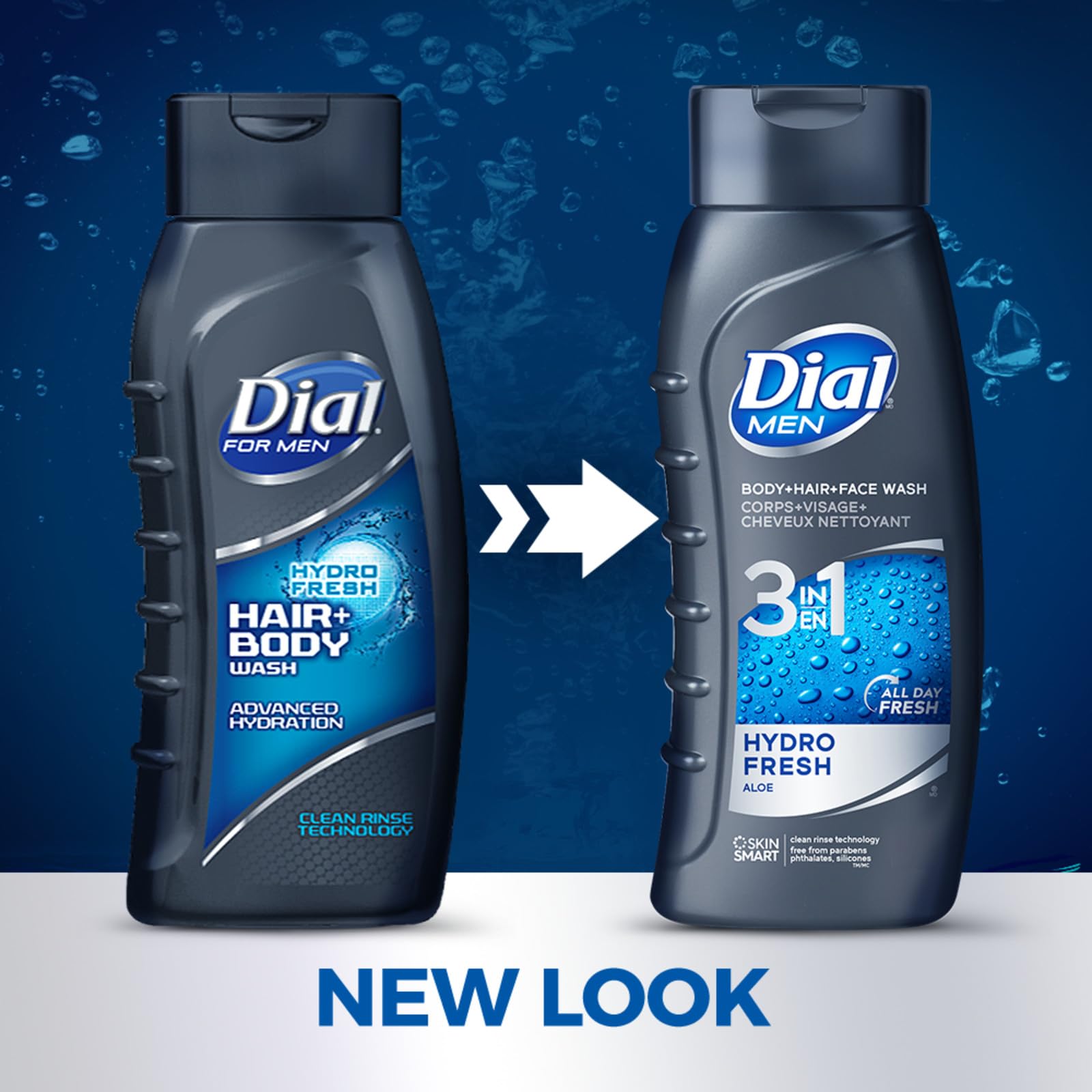 Foto 3 pulgar | Limpiador Para Cuerpo, Cabello Y Rostro Dial Hydro Fresh Para Hombre, 473 Ml X 6 - Venta Internacional.