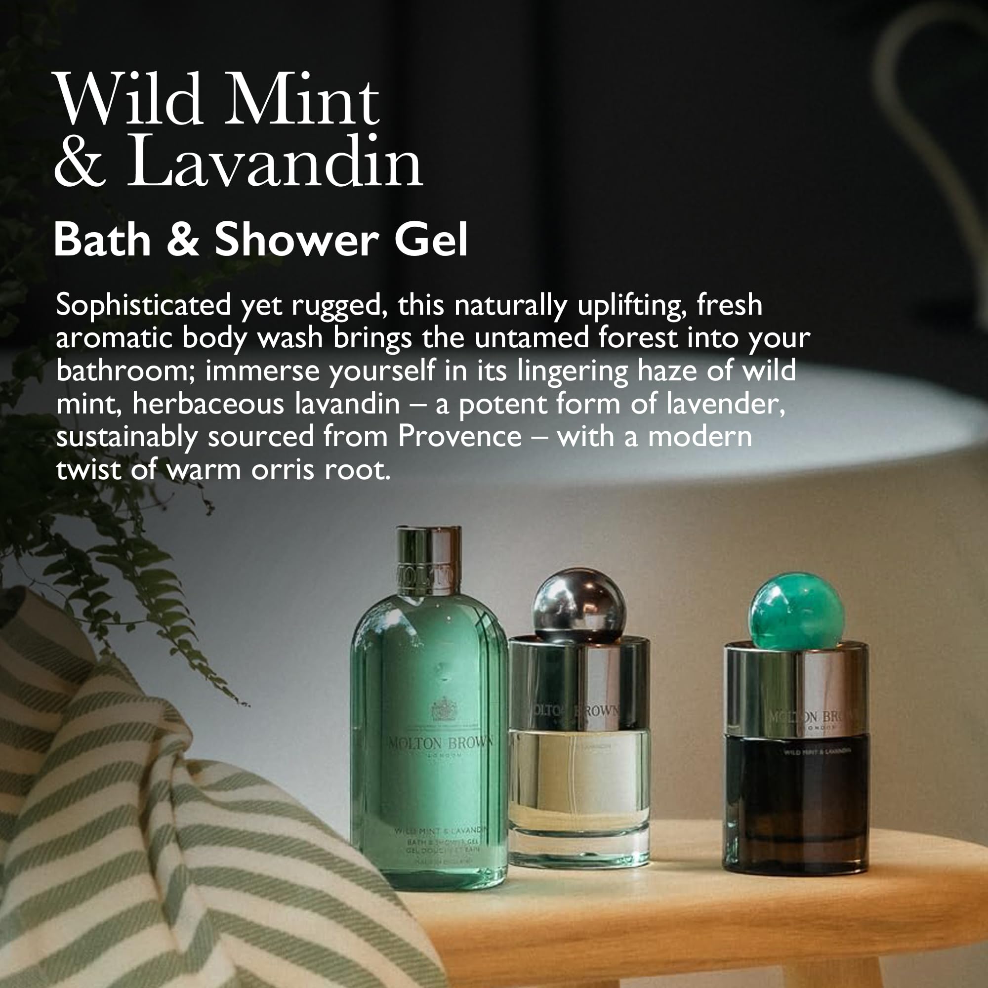 Foto 4 pulgar | Gel De Baño Y Ducha Molton Brown Wild Mint & Lavandin 300 Ml - Venta Internacional.