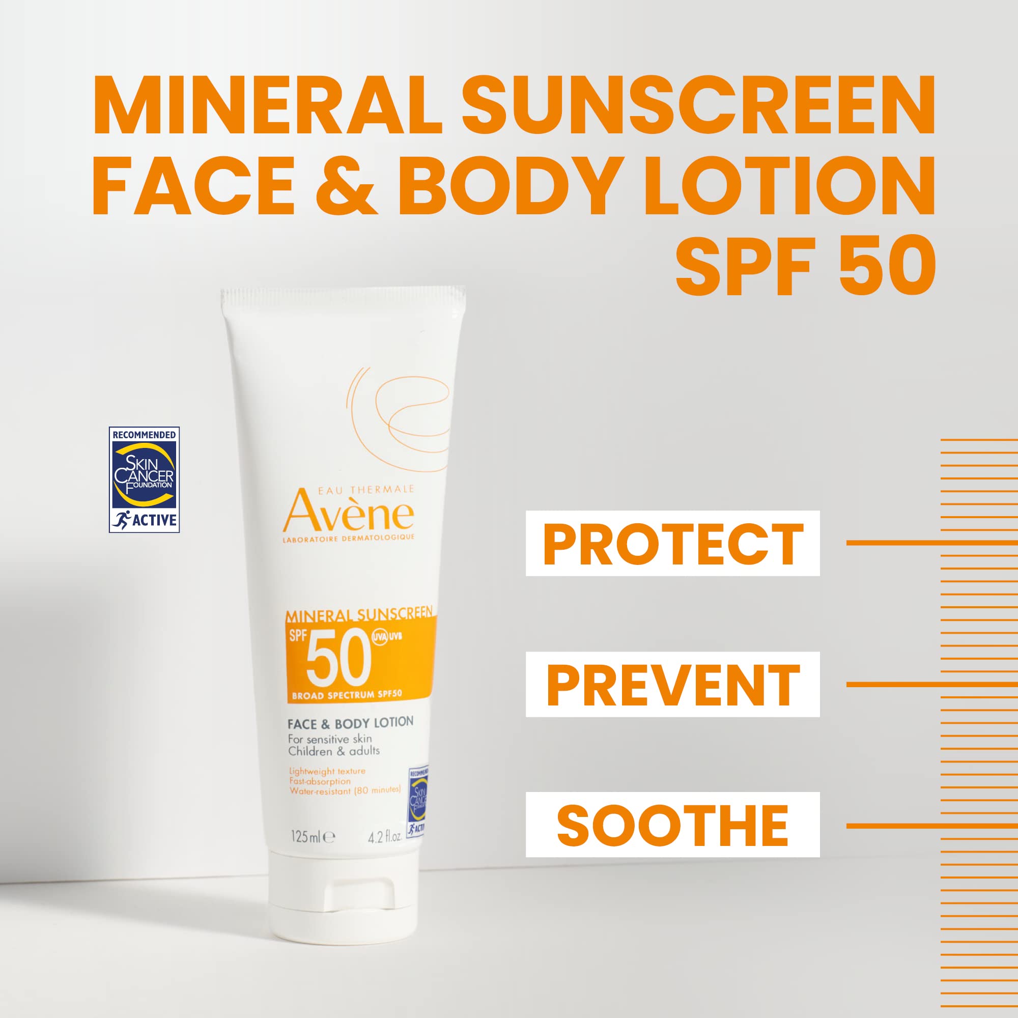 Foto 4 pulgar | Loción De Protección Solar Avene Mineral Spf 50 Para Rostro Y Cuerpo 125 Ml - Venta Internacional.