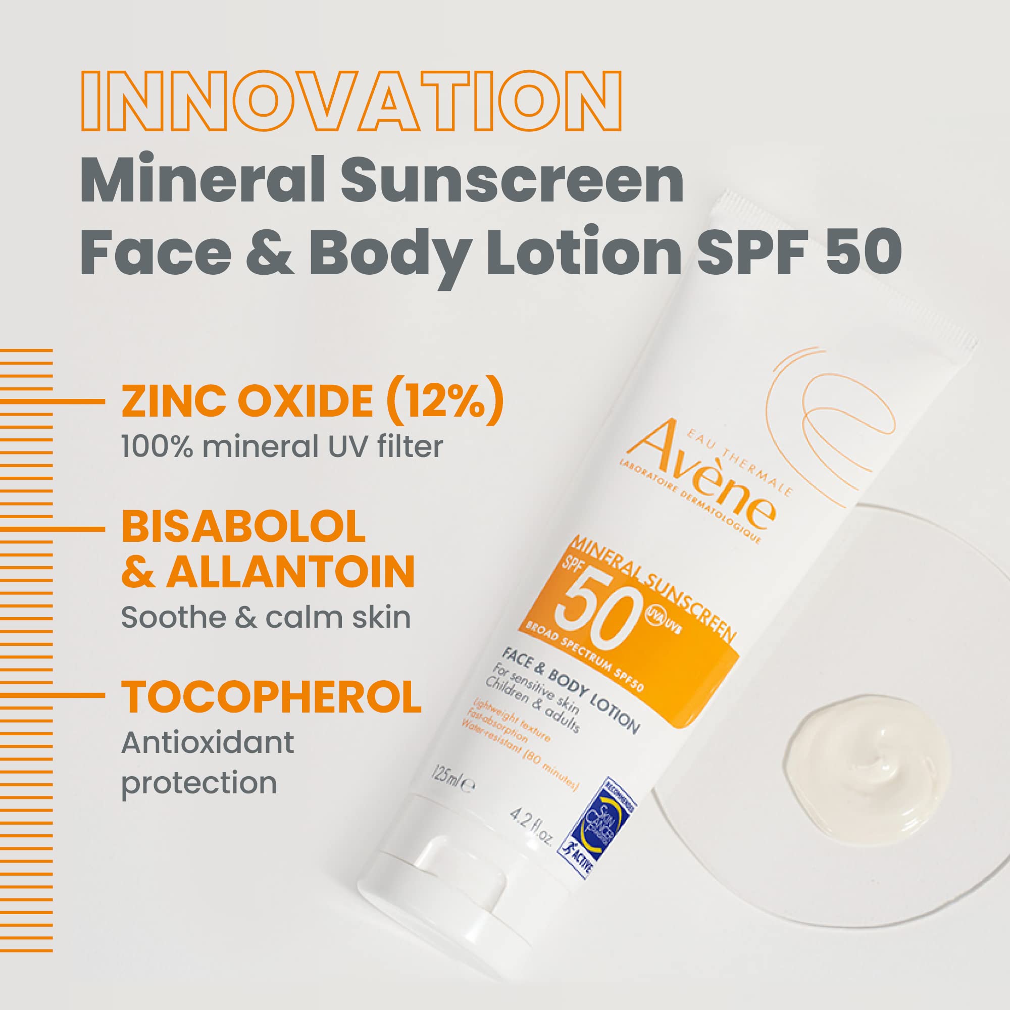 Foto 7 pulgar | Loción De Protección Solar Avene Mineral Spf 50 Para Rostro Y Cuerpo 125 Ml - Venta Internacional.