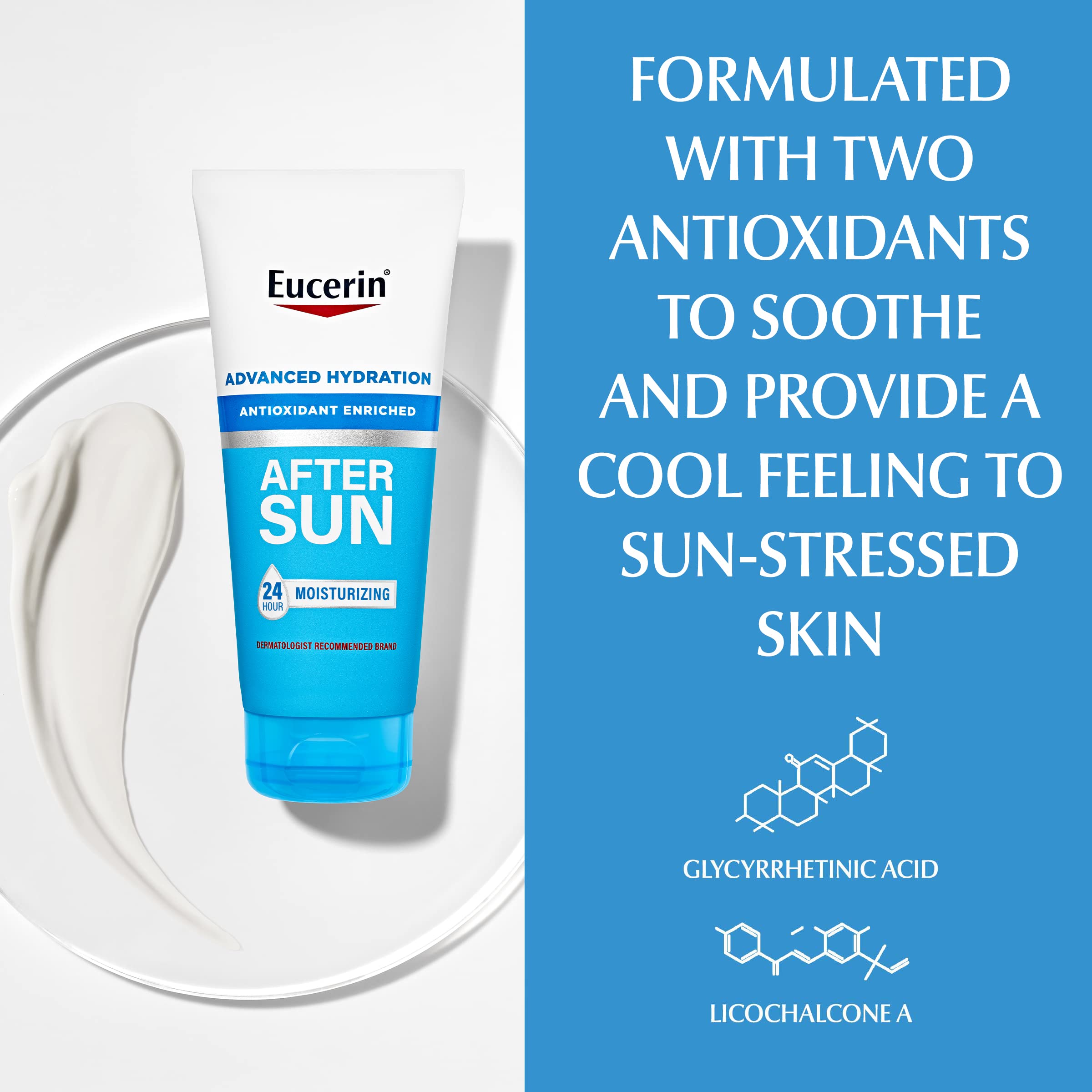 Foto 4 | Loción Para Después Del Sol Eucerin Advanced Hydration 200 Ml - Venta Internacional.