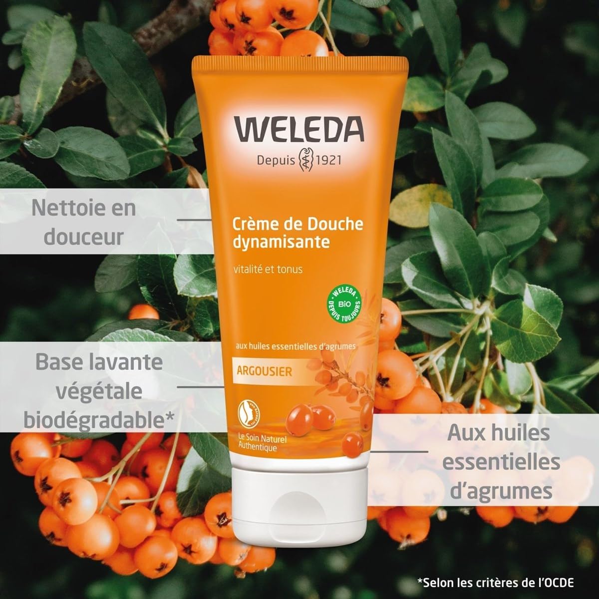 Foto 3 pulgar | Gel De Baño Weleda Hidratante De Espino Amarillo, 200 Ml, Rico En Plantas - Venta Internacional.