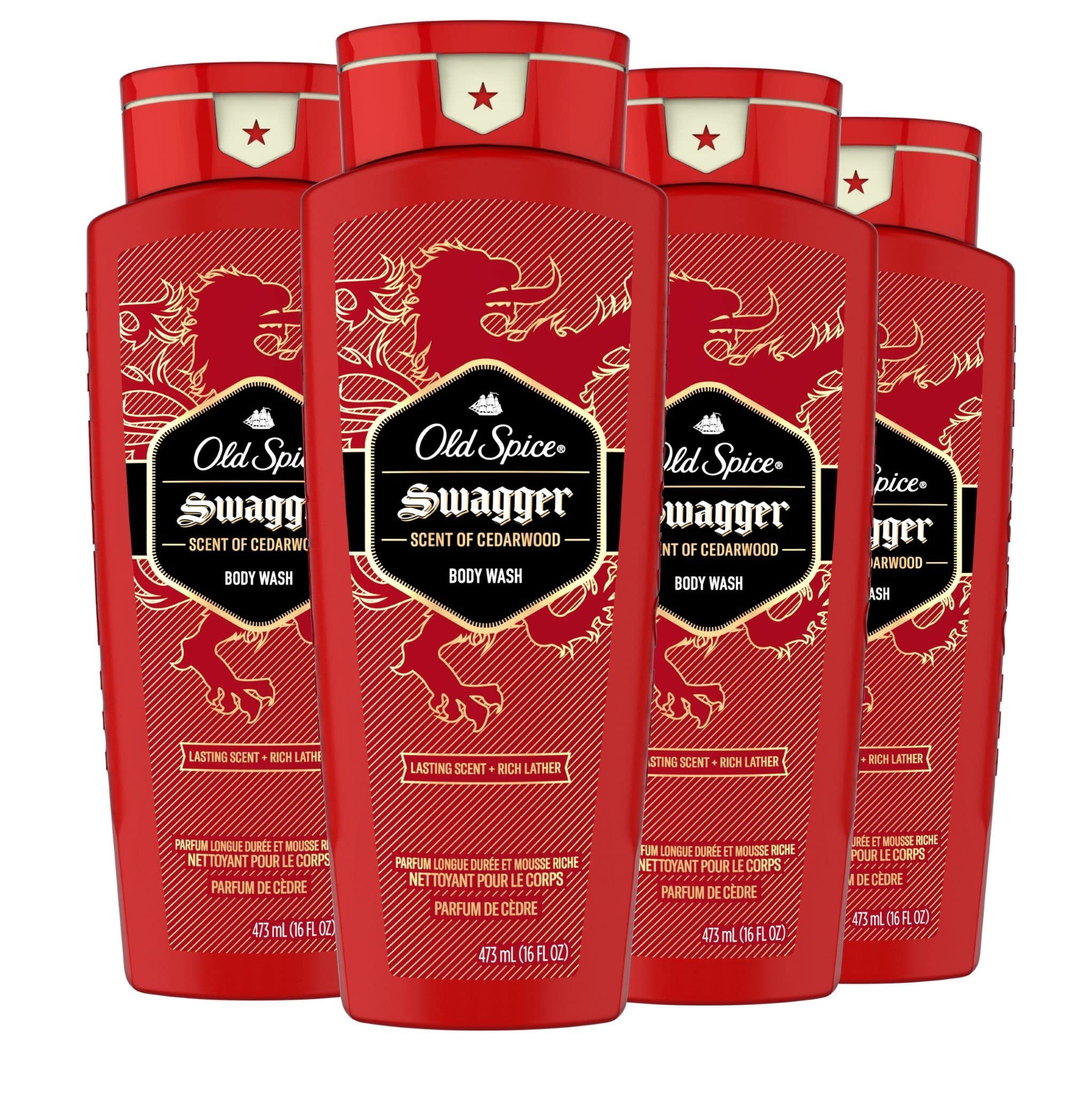 Gel De Baño Old Spice Swagger Scent 473 Ml, 24 Horas Al Día, 7 Días A La Semana - Venta Internacional.