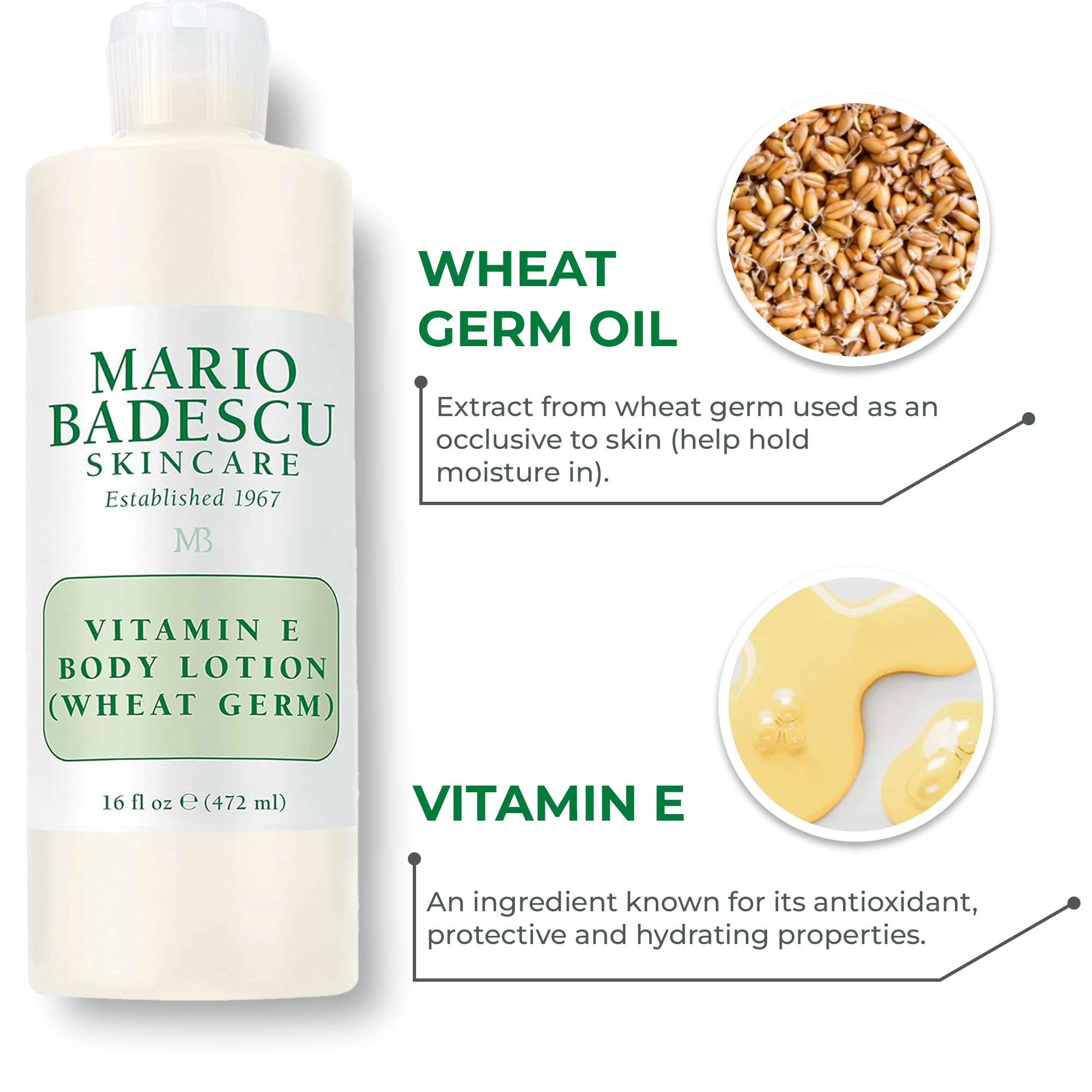 Foto 4 pulgar | Loción Corporal Mario Badescu Vitamina E 473 Ml Para Piel Seca - Venta Internacional.