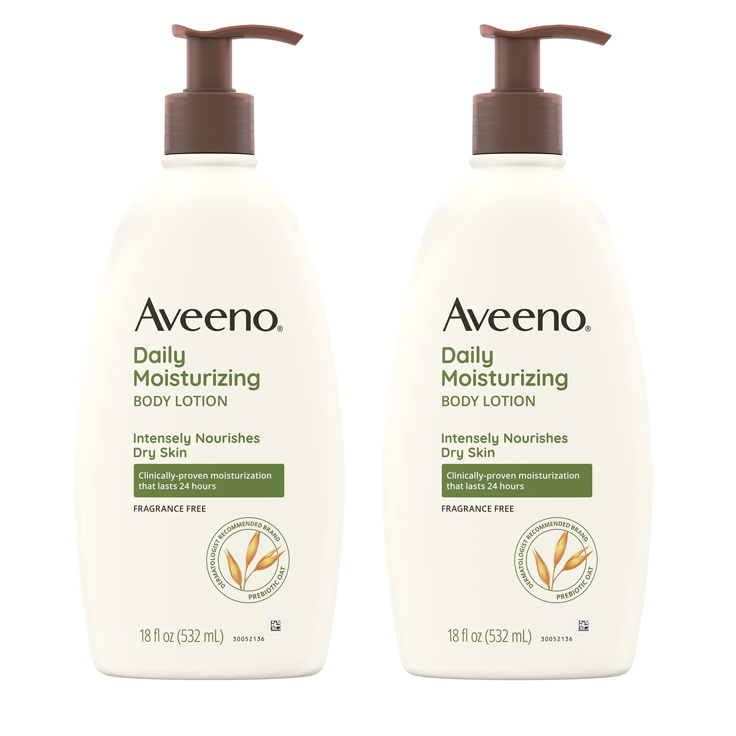Loción Corporal Aveeno Daily Hidratante 2 X 532 Ml Para Piel Seca - Venta Internacional.