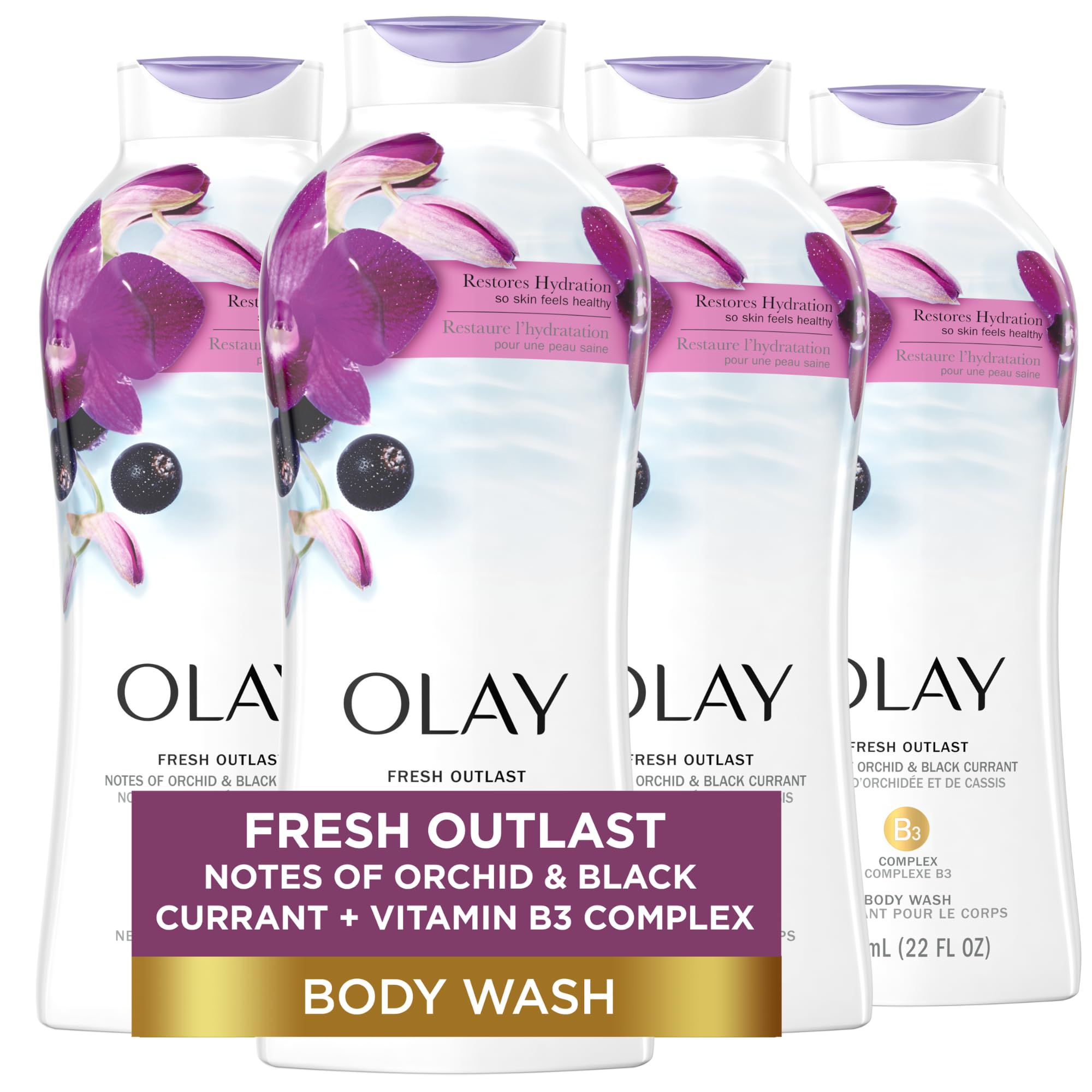 Gel De Baño Olay Fresh Outlast Restaura La Hidratación De Las Mujeres, 650 Ml - Venta Internacional.
